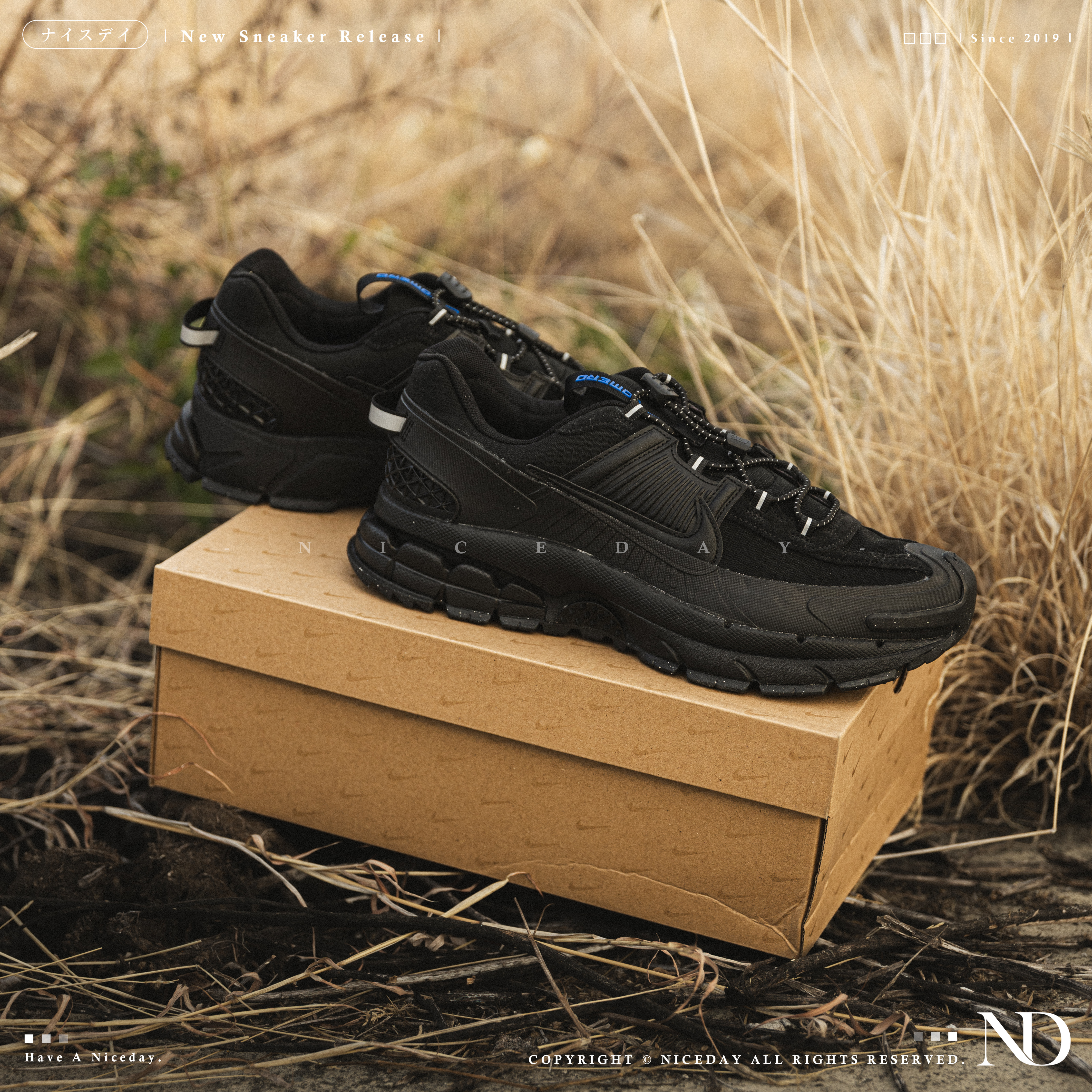 NICEDAY 現貨 Nike Zoom Vomero Roam 黑武士 厚底 男款 FV2295-002