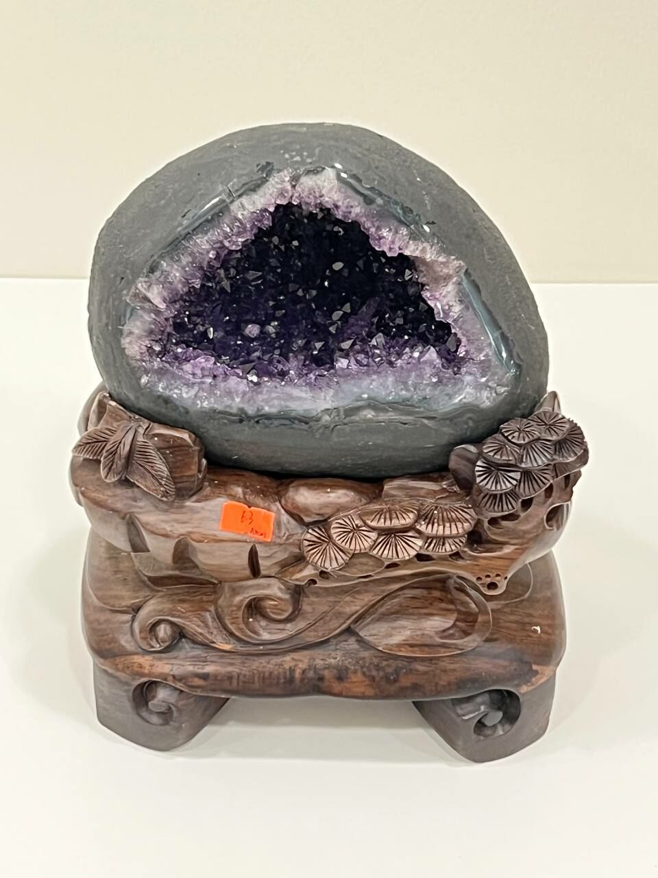 [S] GEMZ & CO JSY AMETHYST CAVE WITH STAND, V326 (V326)