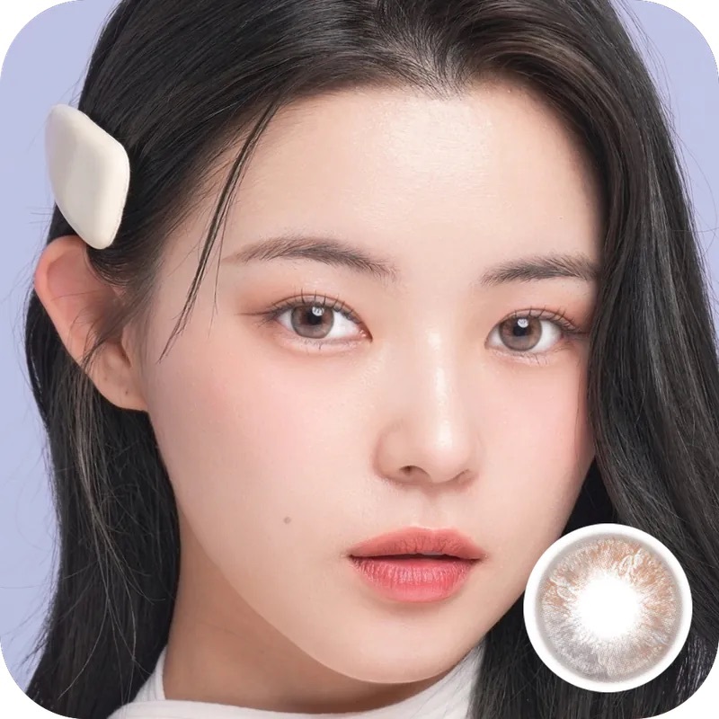 [散光] Lenbling Eye Only 1 Month Flumpops Milk Brown｜月拋散光彩妝隱形眼鏡｜每盒2片