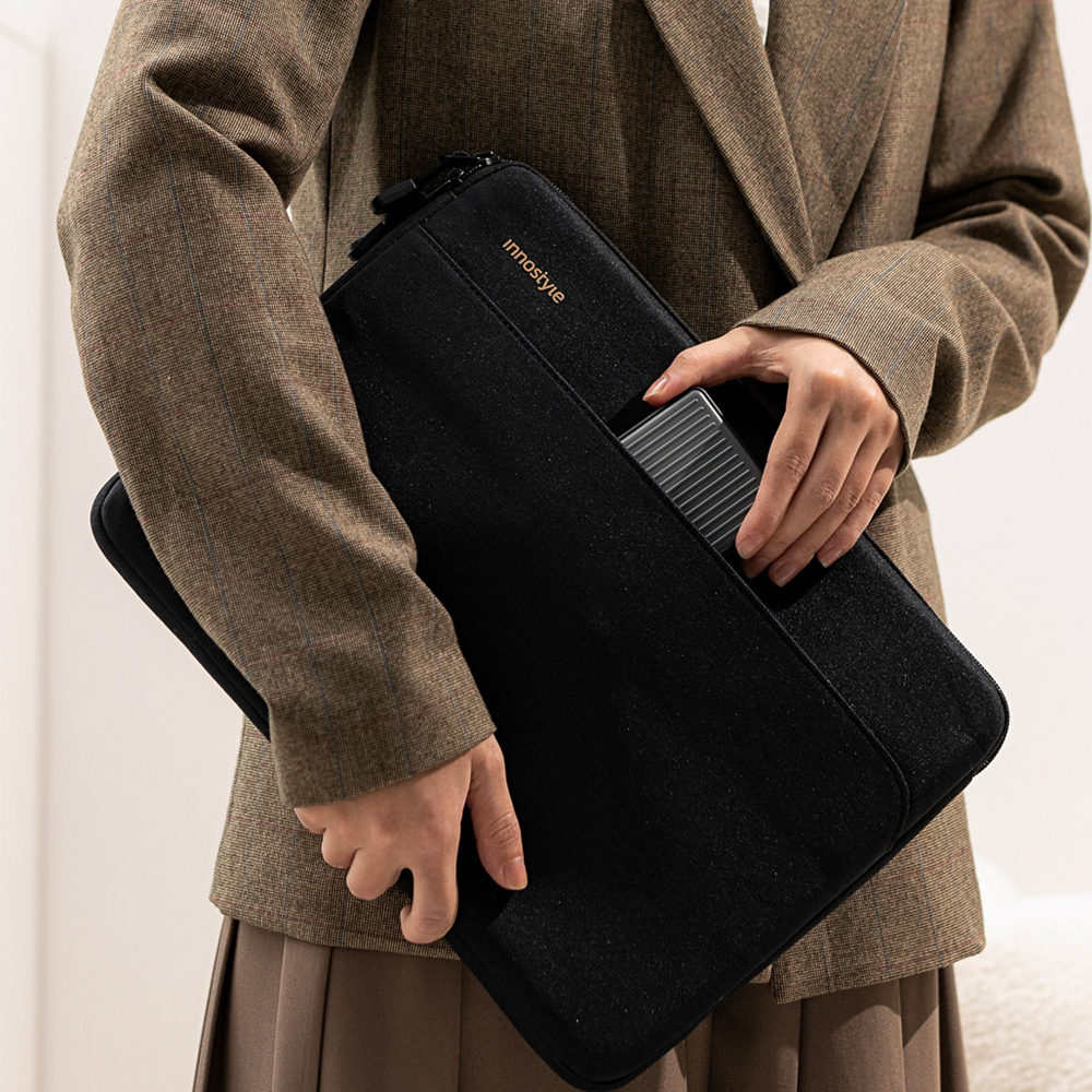 innostyle OmniProtect系列 14吋 專利緩衝 筆電/平板/電腦收納包 黑色