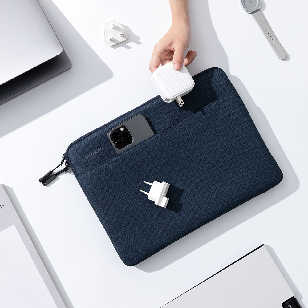 innostyle OmniProtect系列 14吋 專利緩衝 筆電/平板/電腦收納包 午夜藍