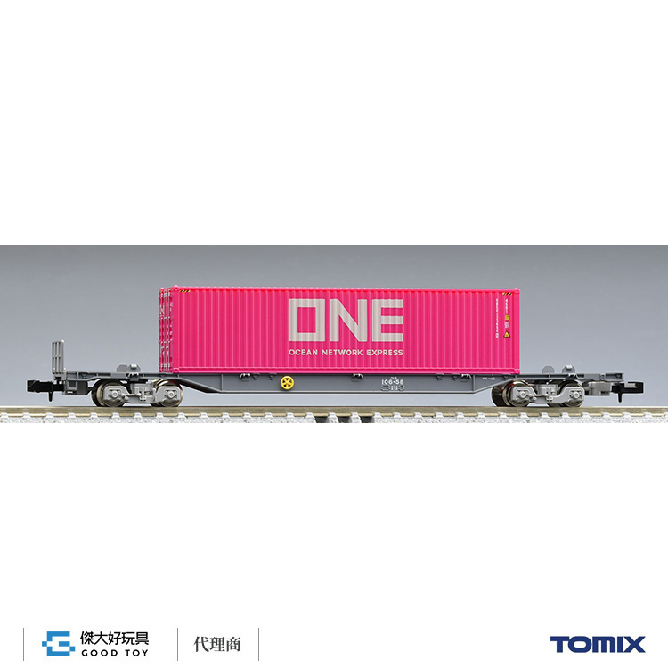 TOMIX 8751 貨車 JR KOKI 106形 (前期型．新塗裝．附ONE貨櫃)