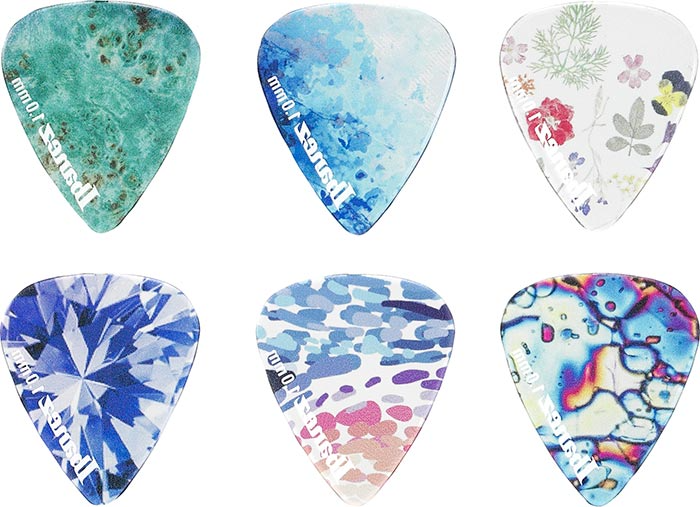 Ibanez Ibanez PCP14H-C1 Kaleido Picks 1.0mm 吉他彈片 六片裝 第 3 張圖片｜三峽吉他 / Bass