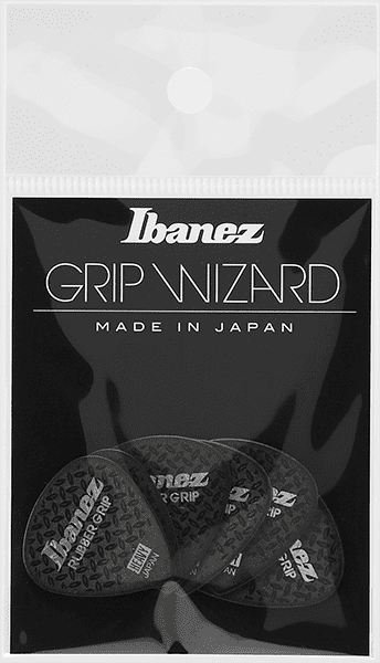 Ibanez Ibanez PPA16HRG-BK GRIP WIZARD Picks 1.0mm 吉他彈片 黑色 六片裝 — 三峽吉他 / Bass｜YA! 玩音樂