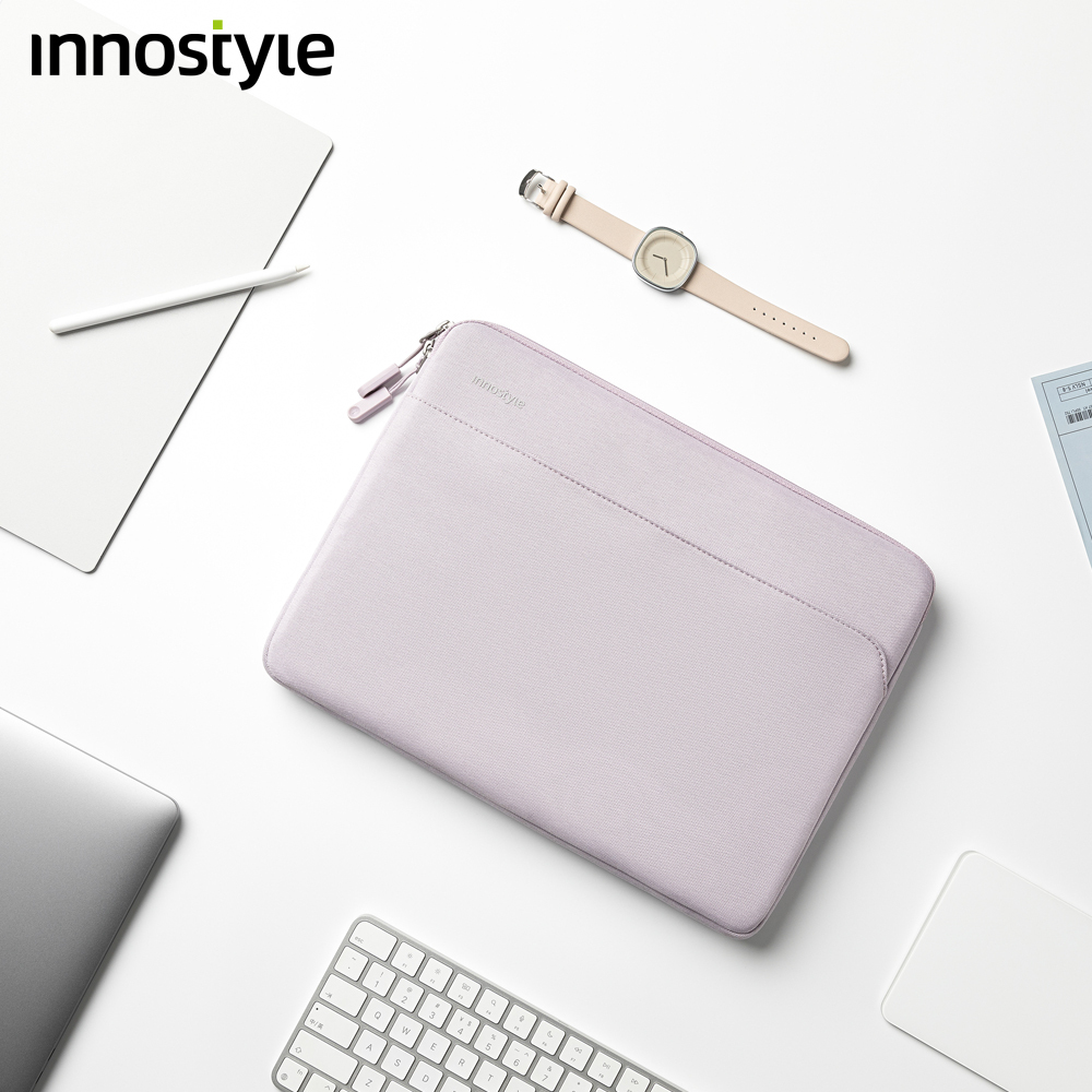 innostyle OmniProtect系列 16吋 專利緩衝 筆電/平板/電腦收納包 淡紫
