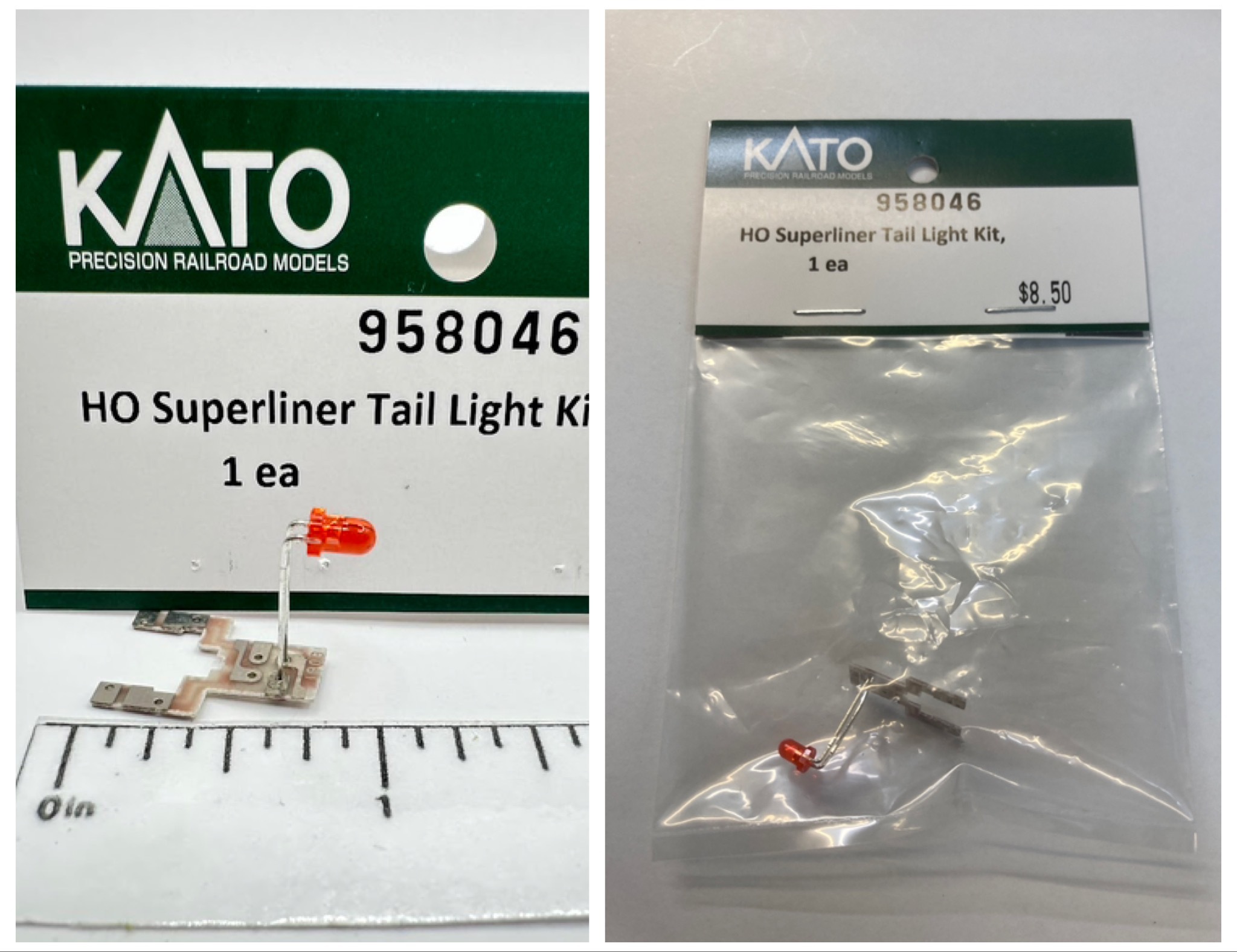 陳列品  KATO HO 958046 Superliner Tail Light Kit (HO-Scale)