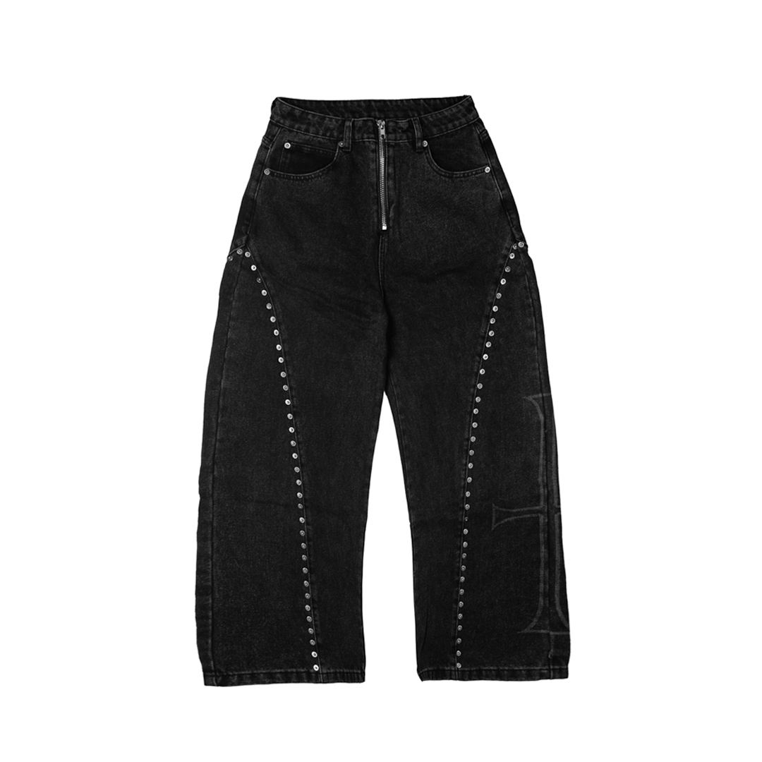 KAESY Silver Rivet Baggy Jeans 2.0