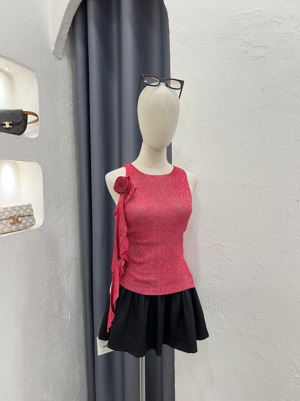 Glitter Rose Top