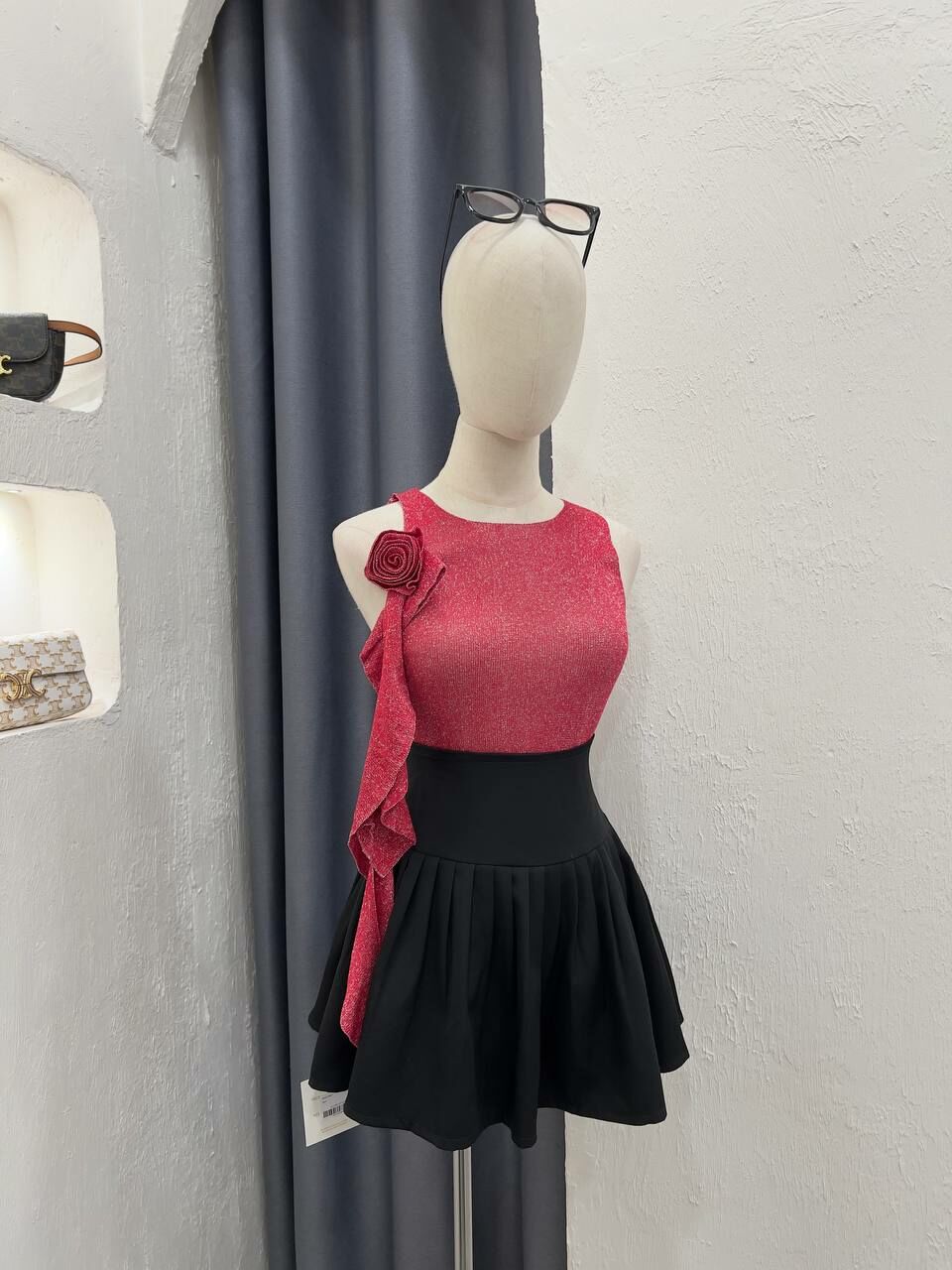 Glitter Rose Top