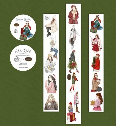 Brownpaperkit tape - Winter Wishes PET