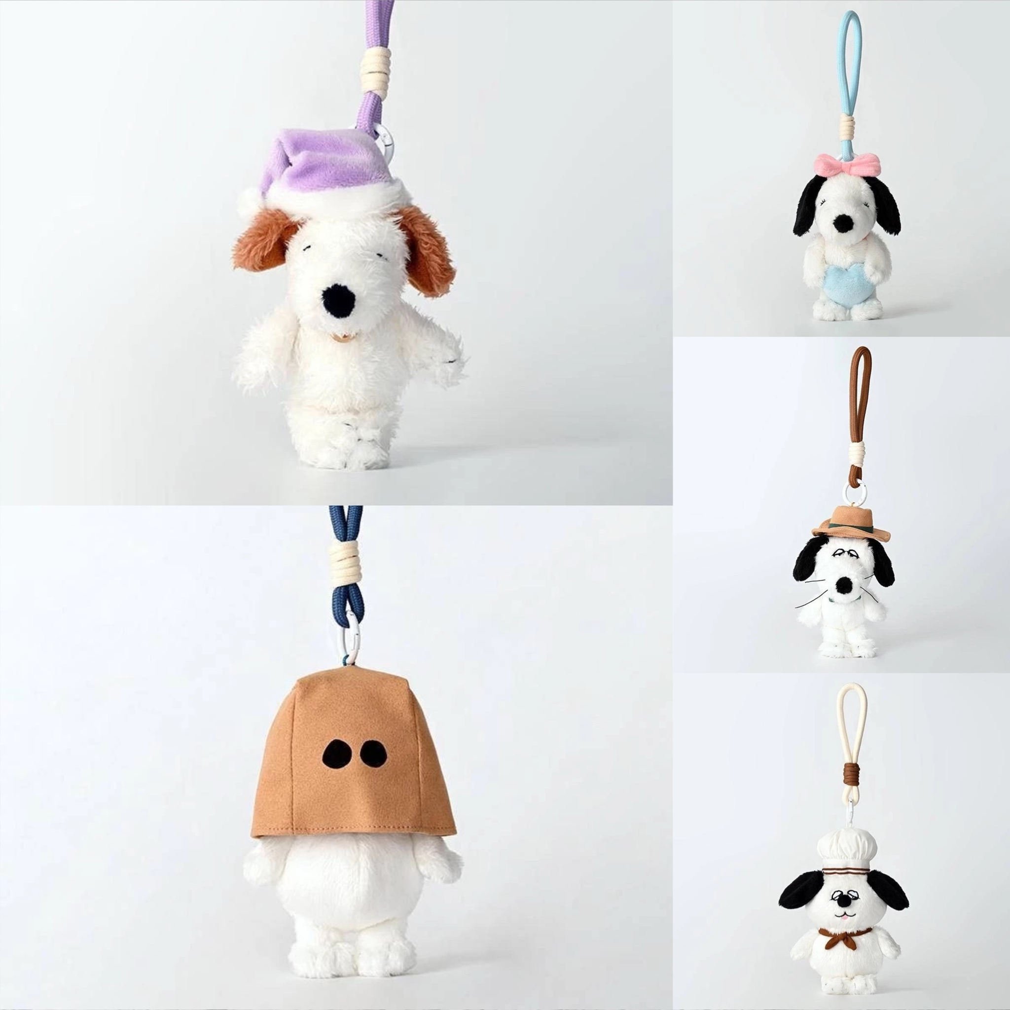 正版授權 PEANUTS 史努比 SNOOPY X 成都山莫 毛絨掛件 /現貨+預購