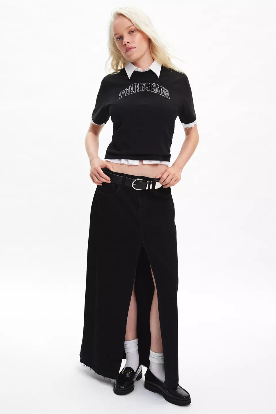 【預購】Tommy Jeans Varsity G011703 女裝短袖（黑色）
