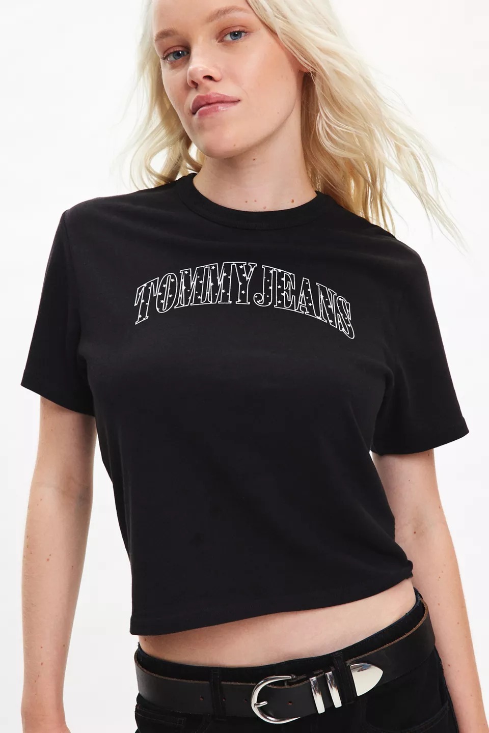 【預購】Tommy Jeans Varsity G011703 女裝短袖（黑色）