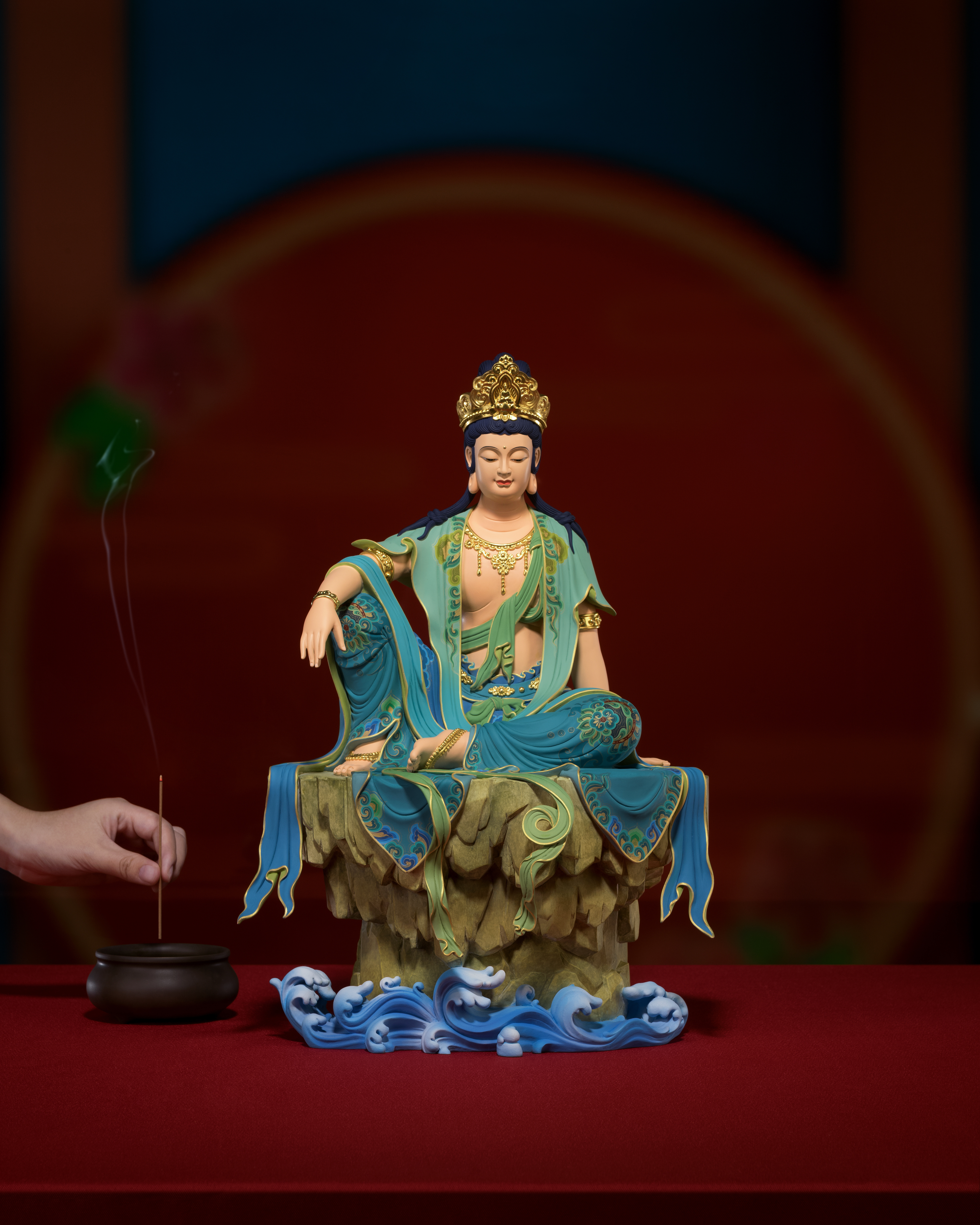 太銅．水月觀世音｜收藏級藝術品