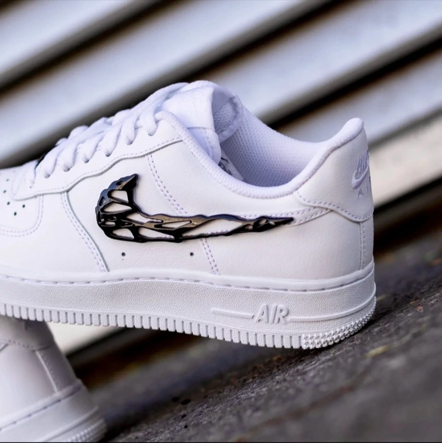 (預訂) Nike Air Force 1 Low - Liquid Metal Swoosh