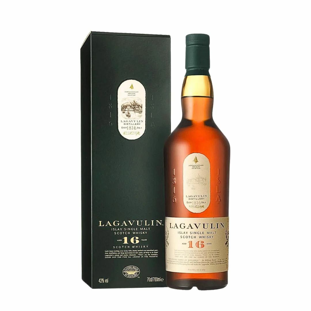 Lagavulin 16 Years Old Single Malt Scotch Whisky  (With Box)
