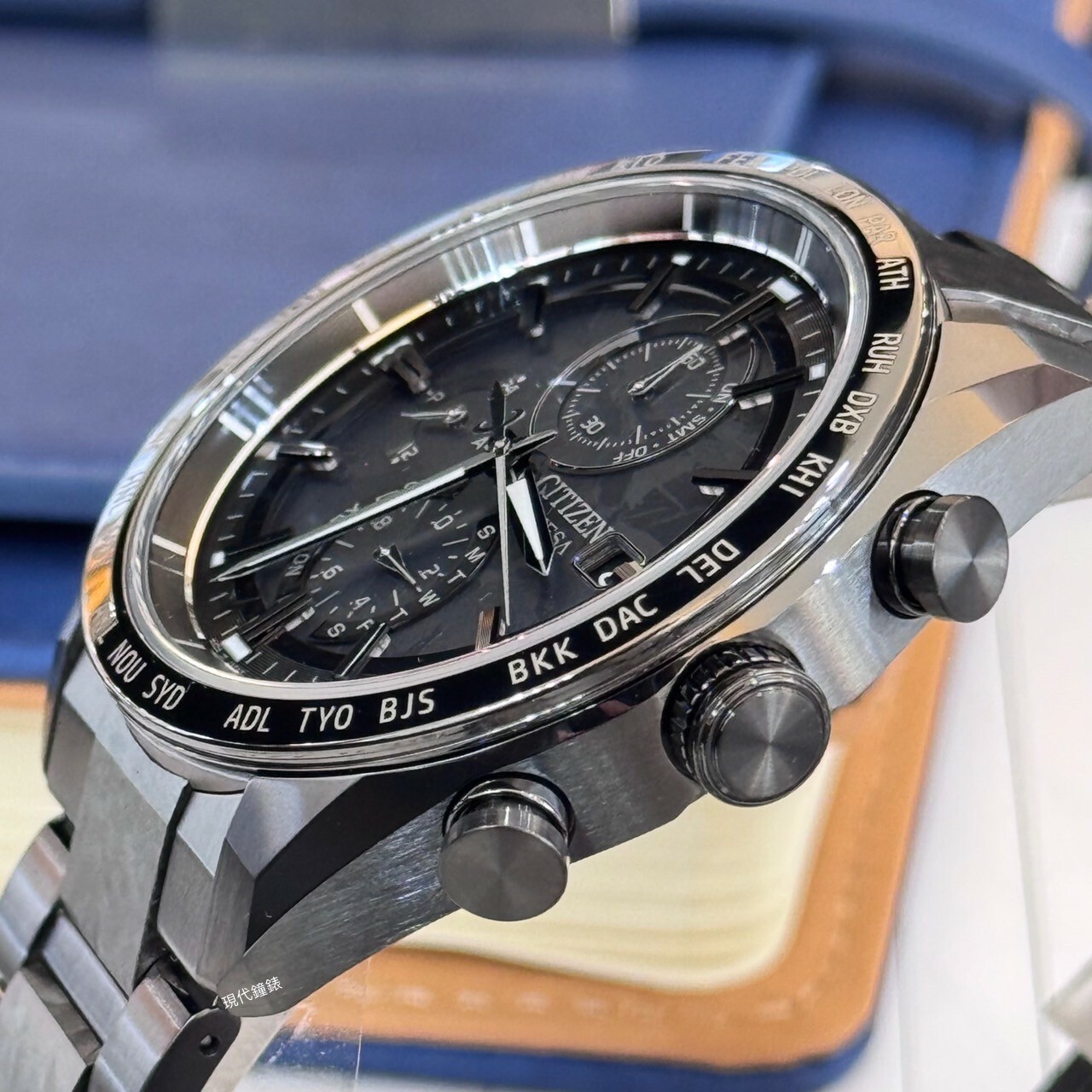 CITIZEN 星辰】HAKUTO-R限定款鈦金屬電波男錶AT8287-62E 42mm現代鐘錶