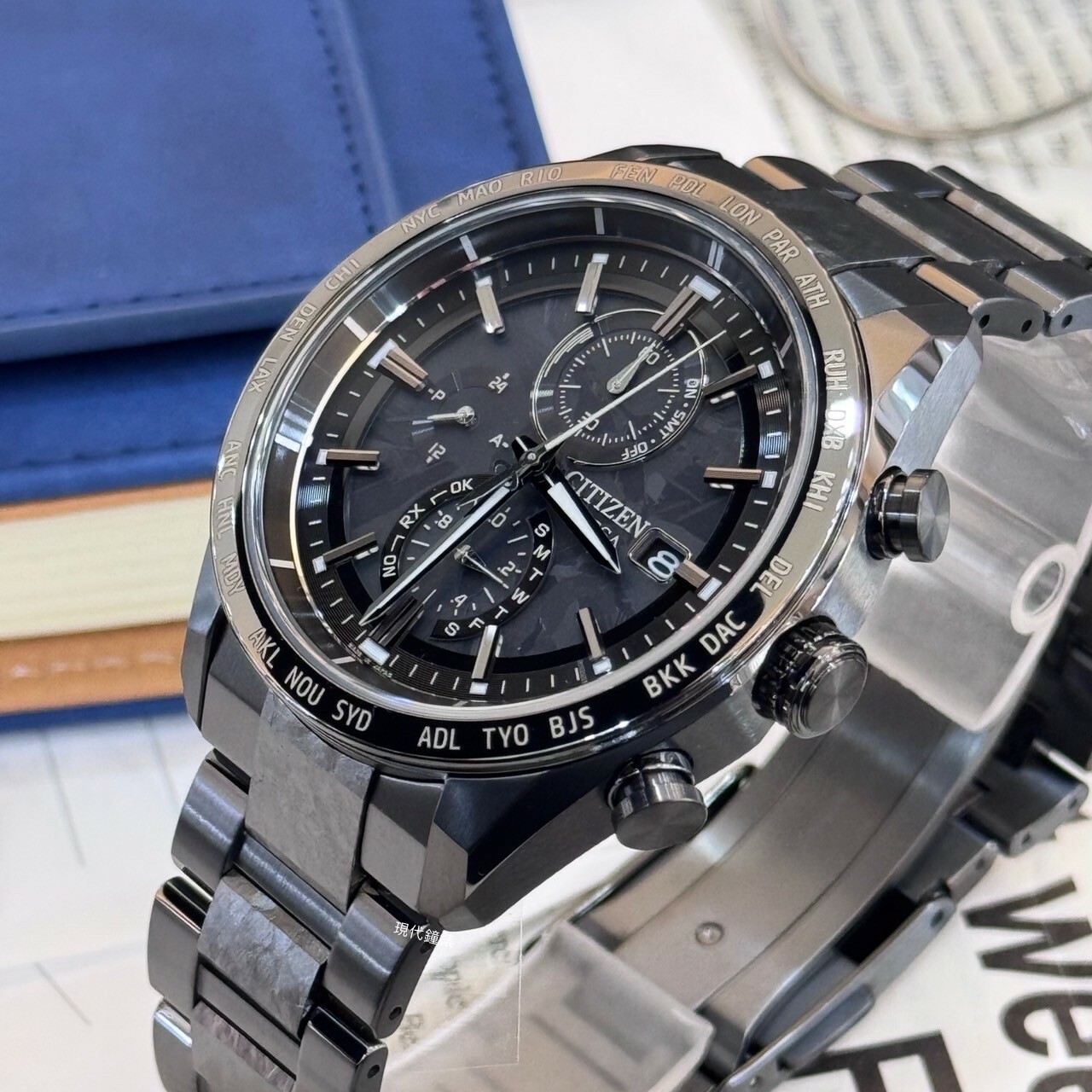 【CITIZEN 星辰】 HAKUTO-R限定款鈦金屬電波男錶AT8287-62E 42mm現代鐘錶