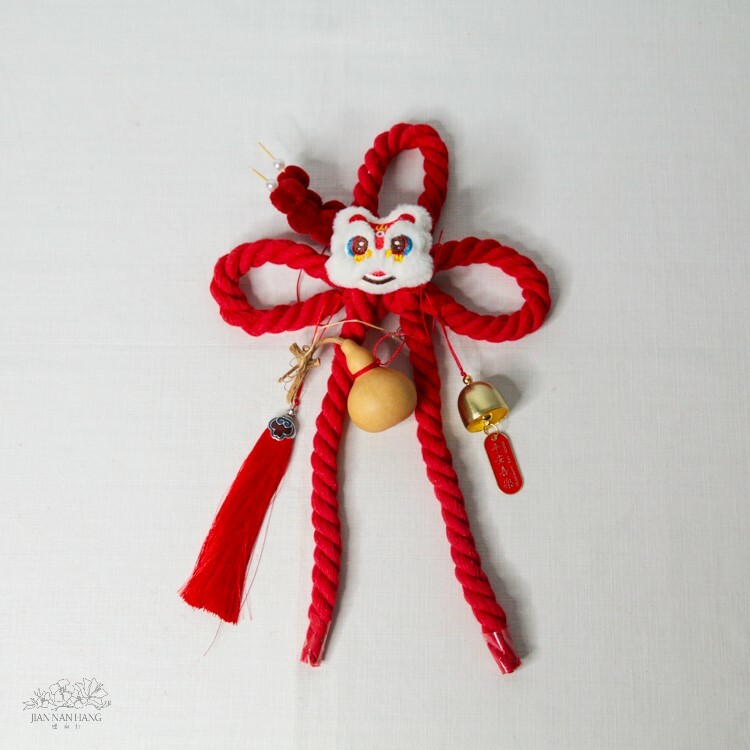 裝飾 新年繩結材料包 紅