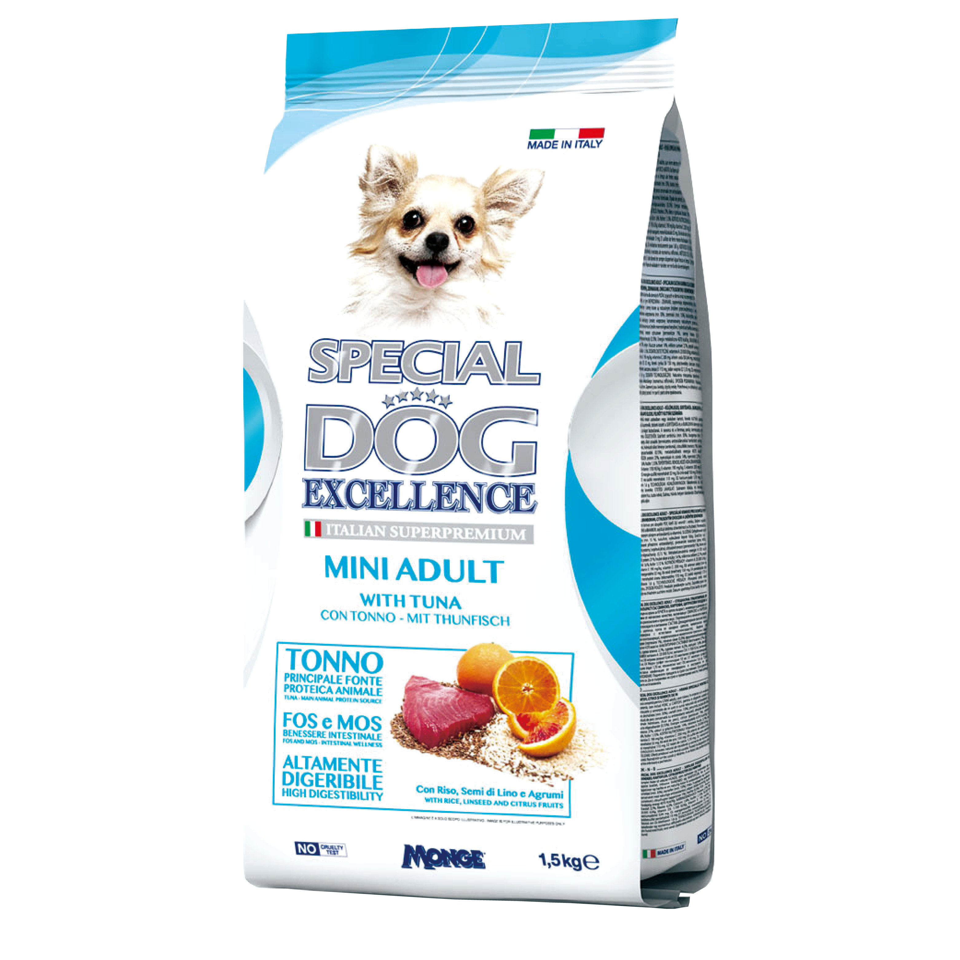 Special Dog Execellence 吞拿魚柑橘小型成犬健體配方 1.5kg (SD-9770)