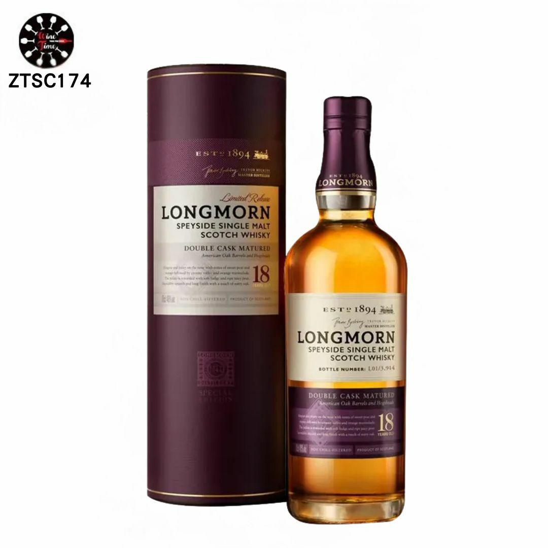 Longmorn 18 Years Old Speyside Single Malt Scotch Whisky 700ml