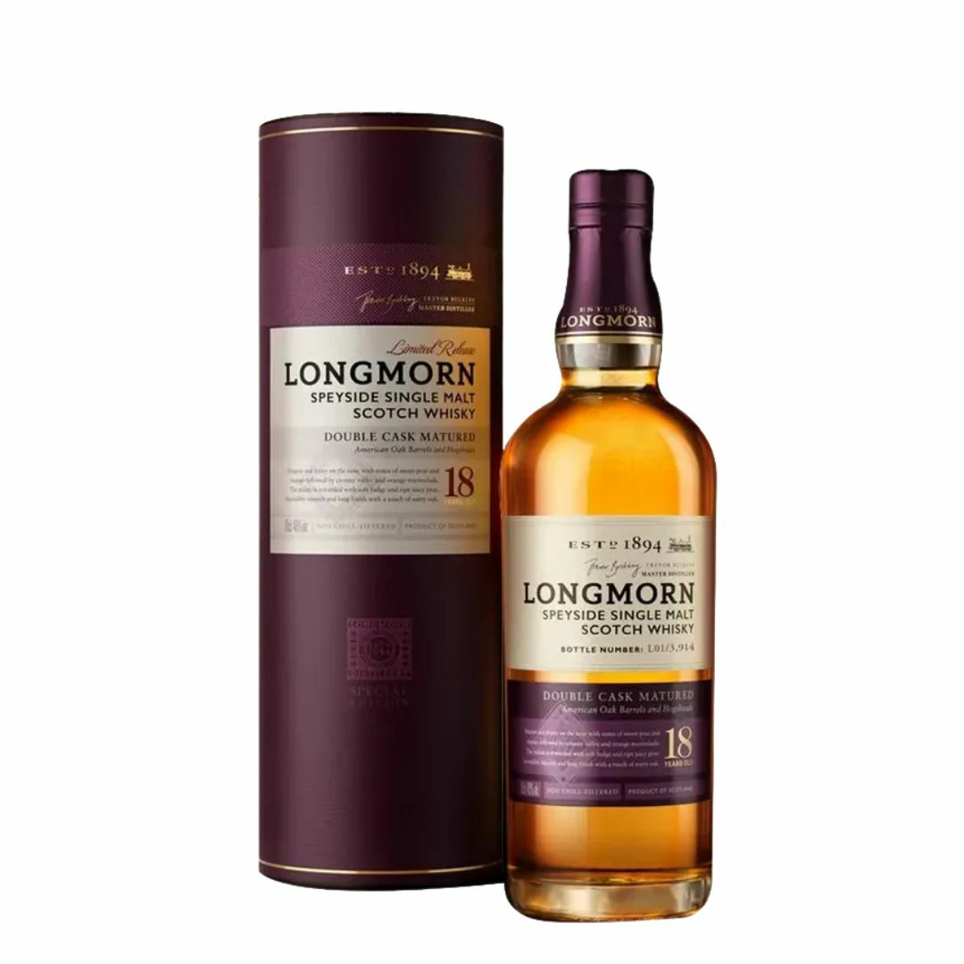 Longmorn 18 Years Old Speyside Single Malt Scotch Whisky 700ml