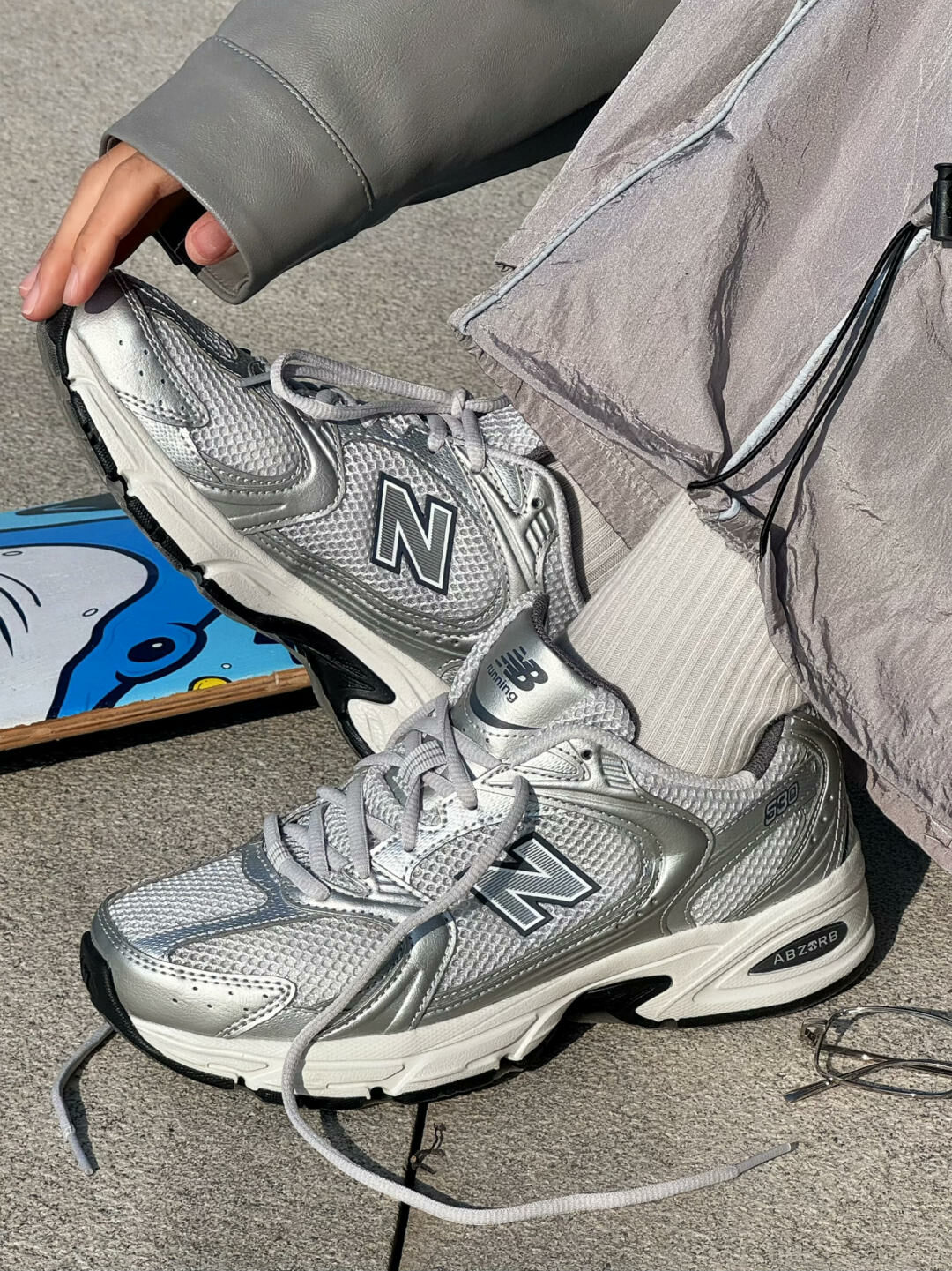 NEW BALANCE 530 NB 煙灰銀藍 灰銀 白 復古 Y2K 男鞋 MR530LG / 預購