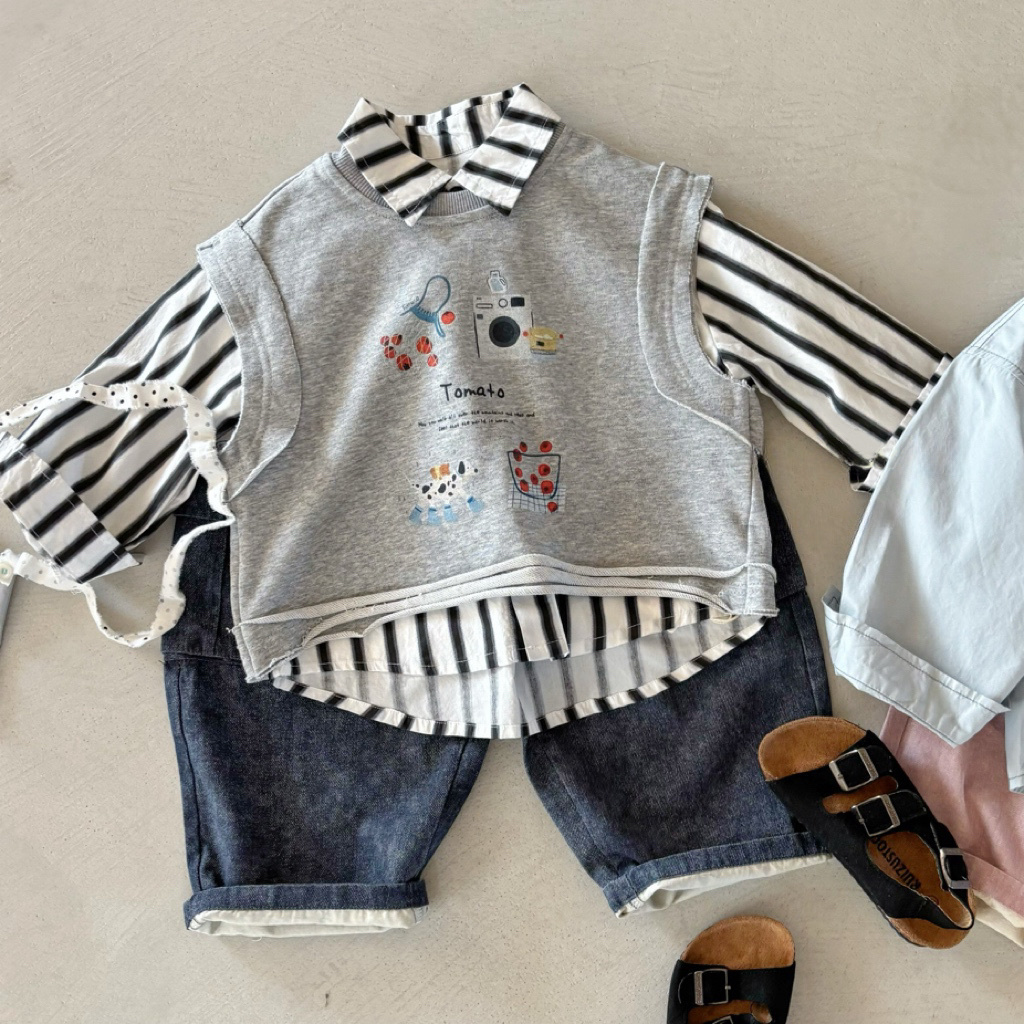 韓系襯衫兩件套