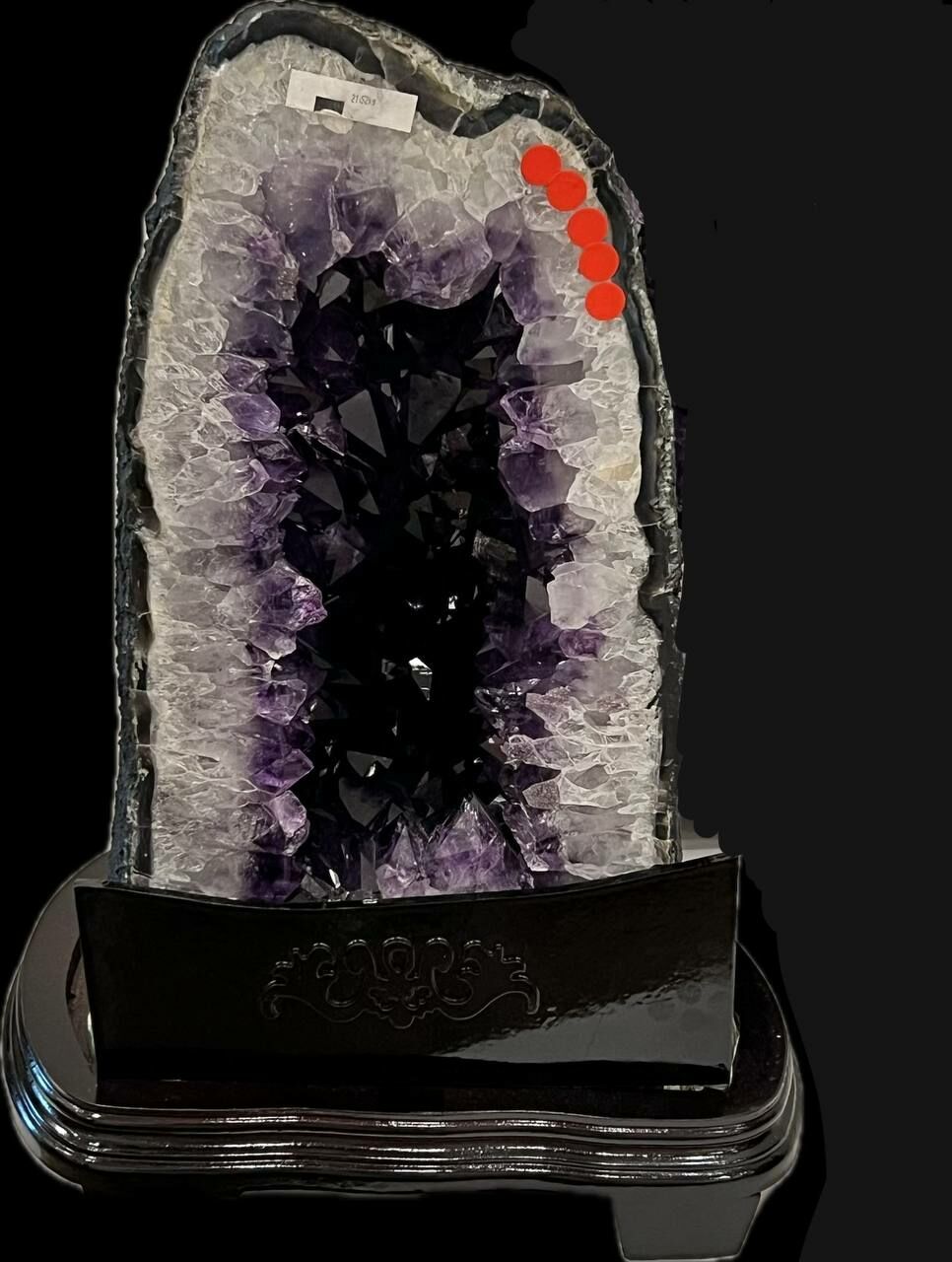 [S] GEMZ & CO JSY AMETHYST CAVE WITH STAND, V327 (V327)