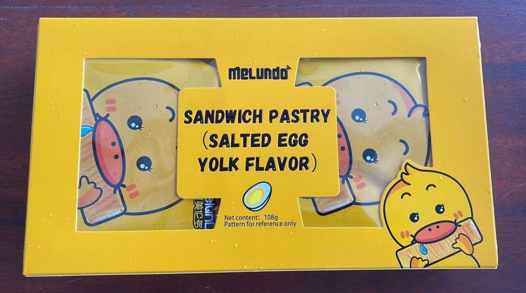 咸蛋黄蛋卷 一盒4包