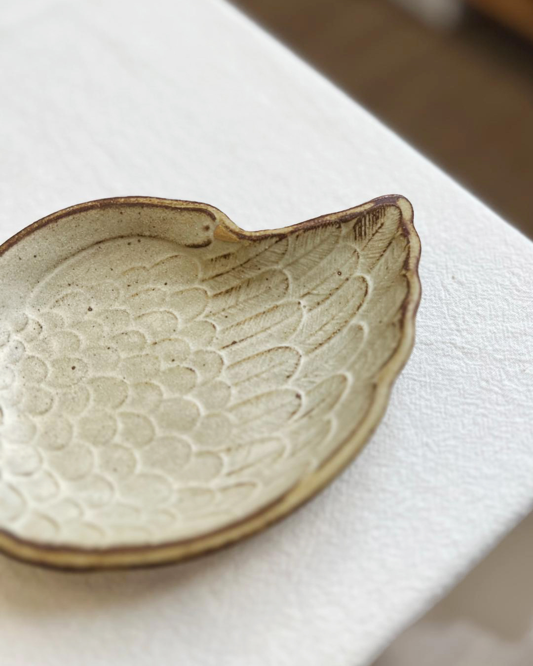 Old White Swan Small Plate｜Mashiko ware