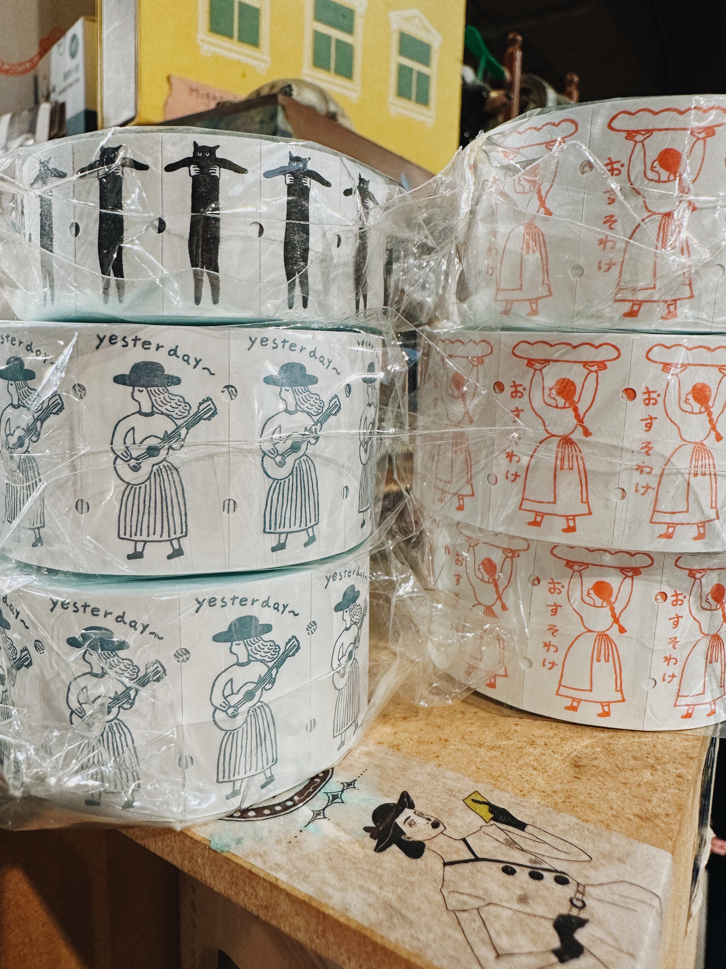 領帶 標籤貼紙捲