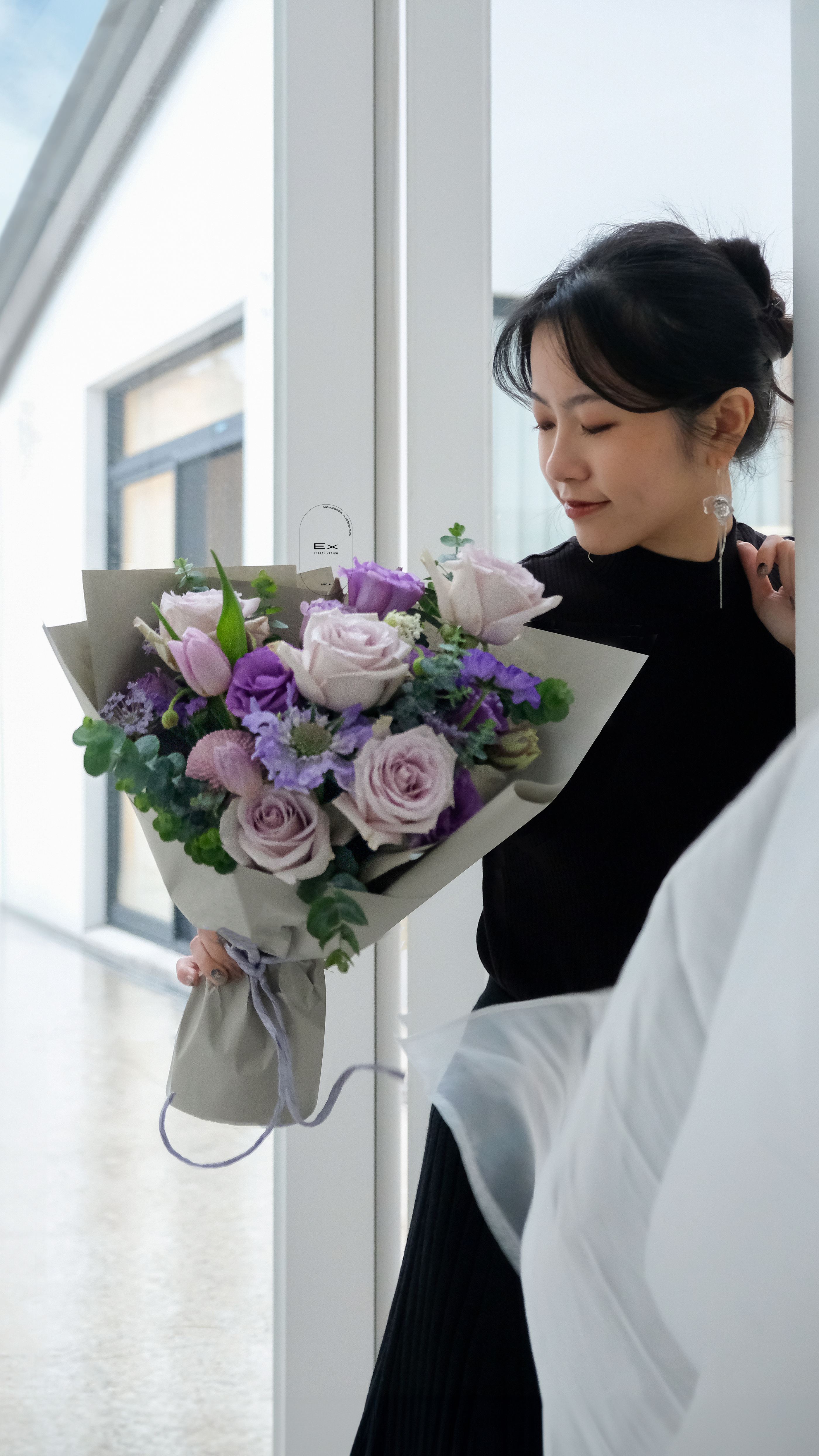 自由的靈魂 迷戀紫 鮮花束