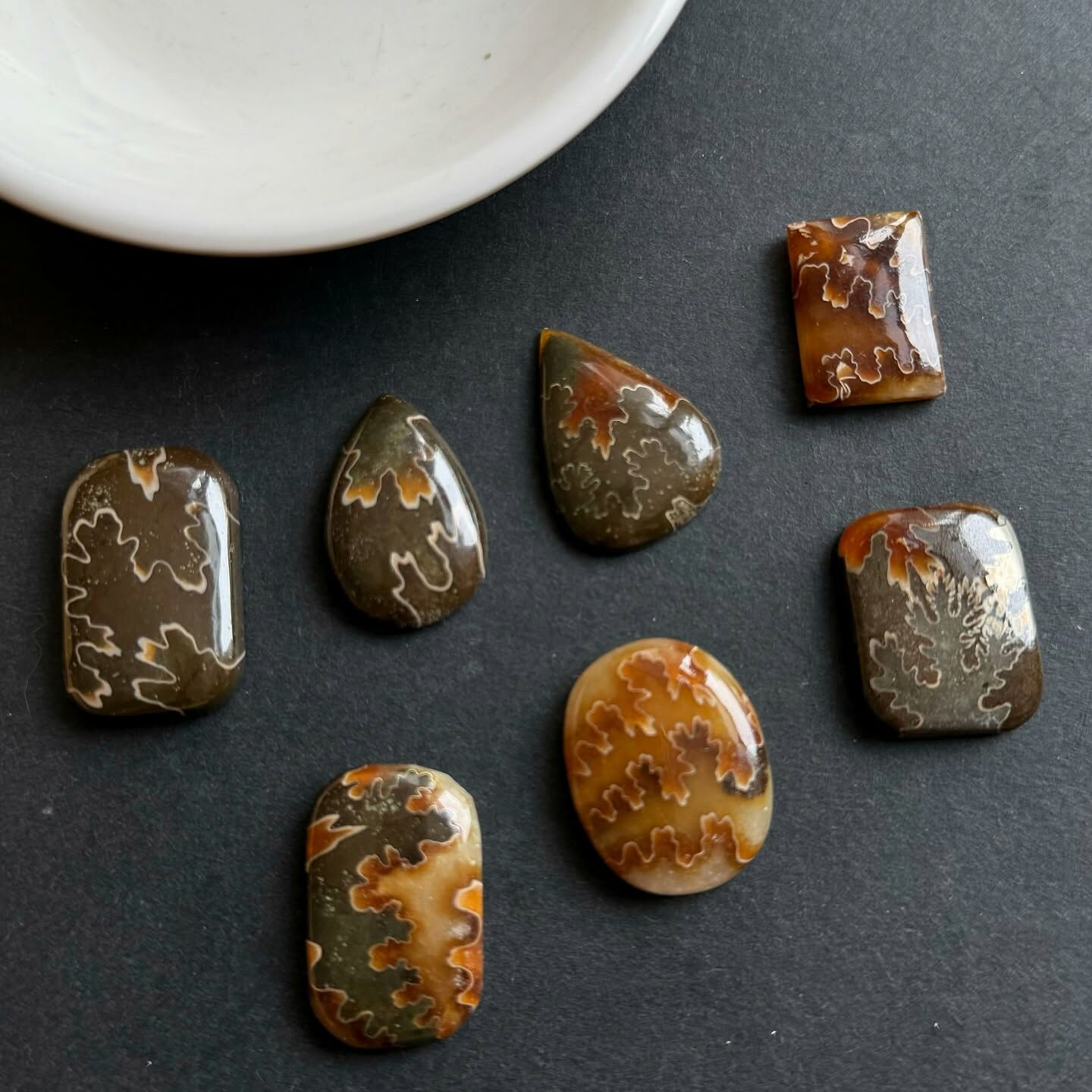 [原石] 螺化石 水晶蛋面 水晶墜面