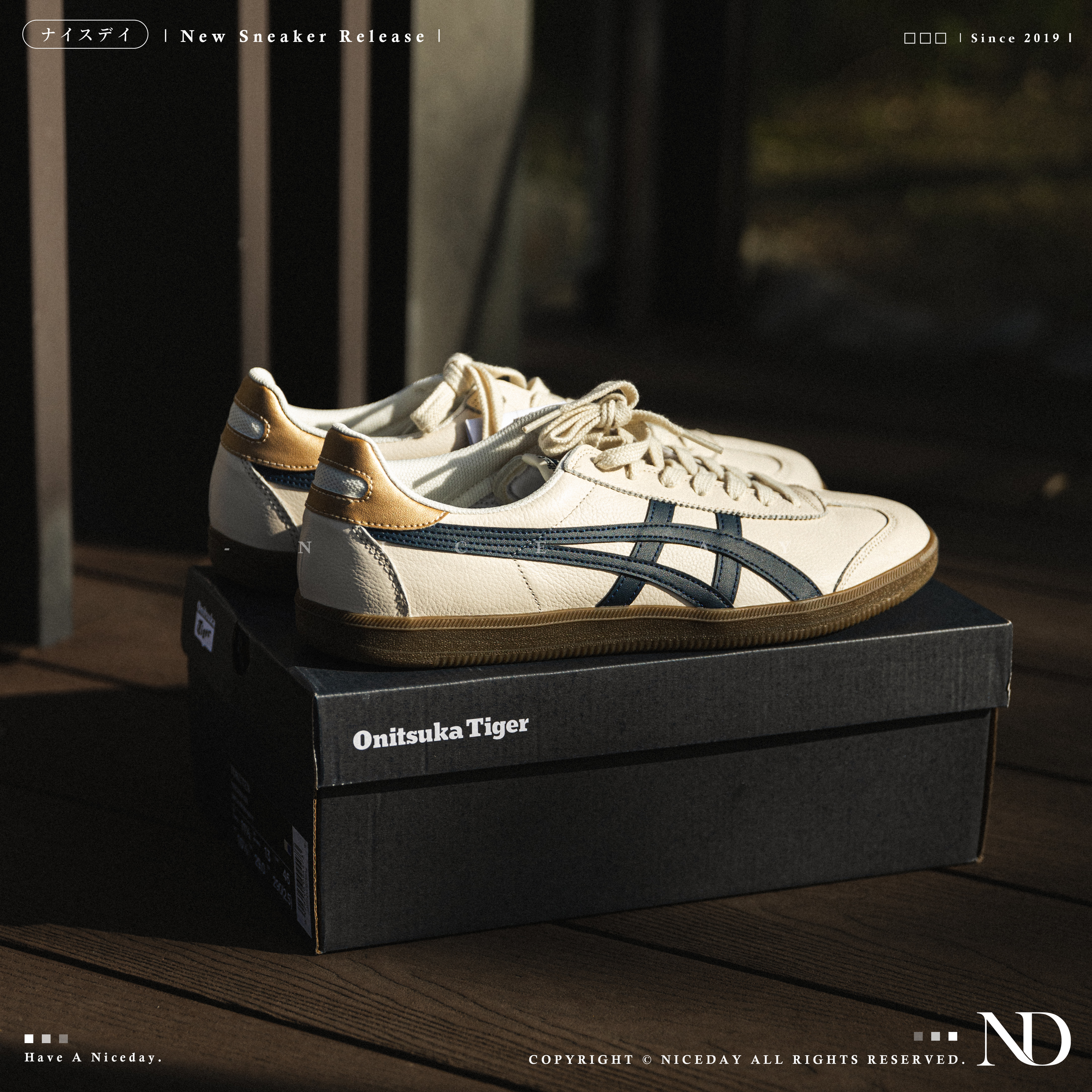 NICEDAY 代購Onitsuka Tiger 鬼塚虎琥珀奶茶奶茶色海軍藍焦糖底 NICEDAY 代購Onitsuka Tiger 鬼塚虎琥珀奶茶奶茶色海軍藍焦糖底