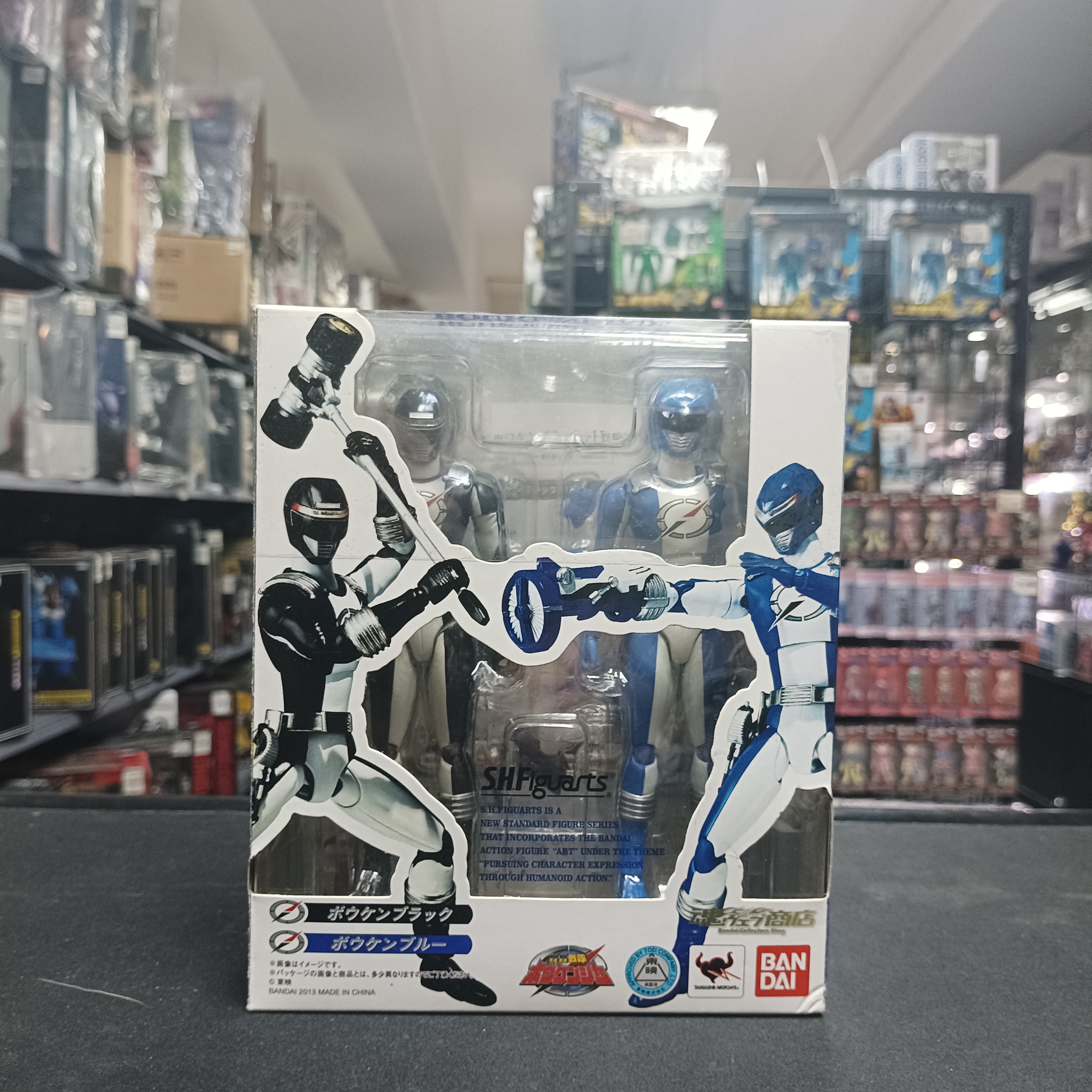 寄賣-戰隊系列-S.H.Figuarts GoGo Sentai Boukenger Bouken Black and Blue 