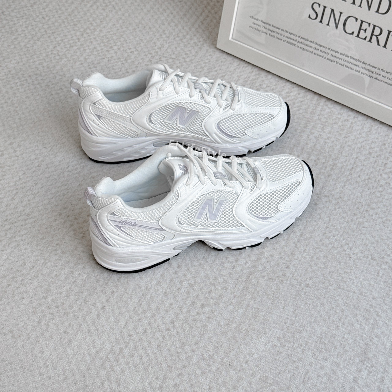 NEW BALANCE 530 NB NB530 珍珠白灰 低飽和 淺灰紫 男女鞋 U530CSE / 現貨