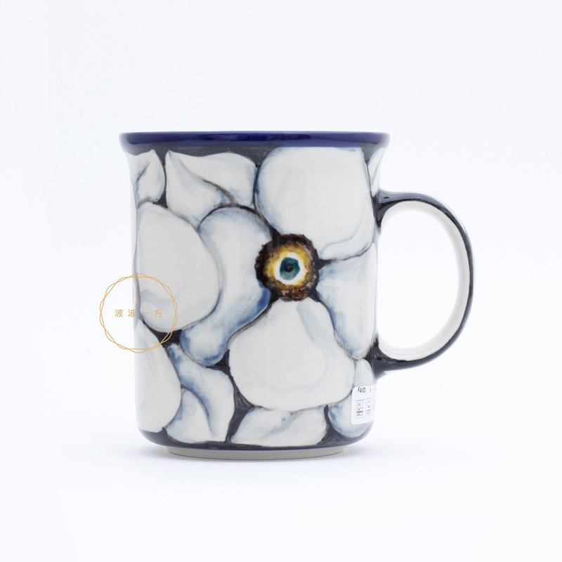 直杯-400ml-木蘭花-灰藍