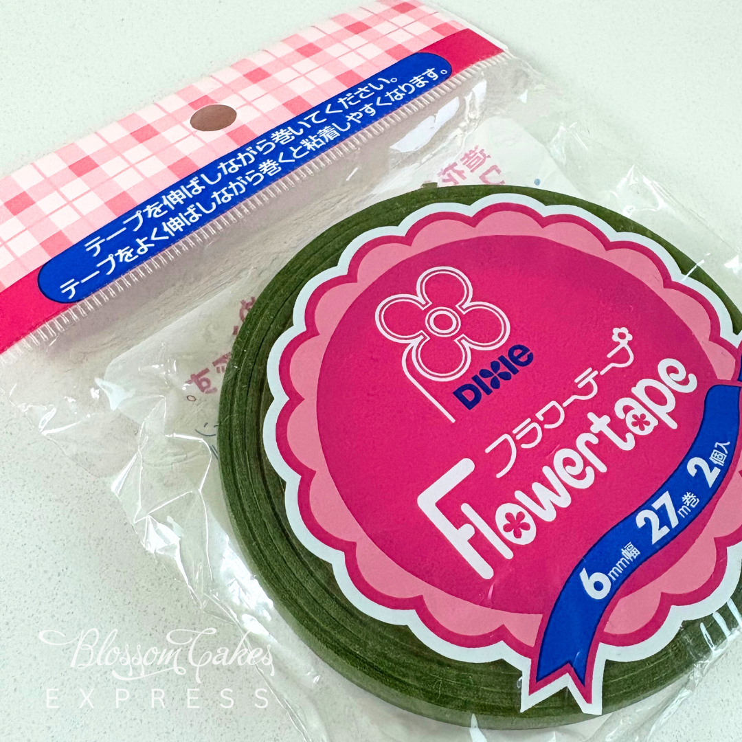 Dixie Flowertape - Light Green 6mm x 27m, 2 rolls per pack