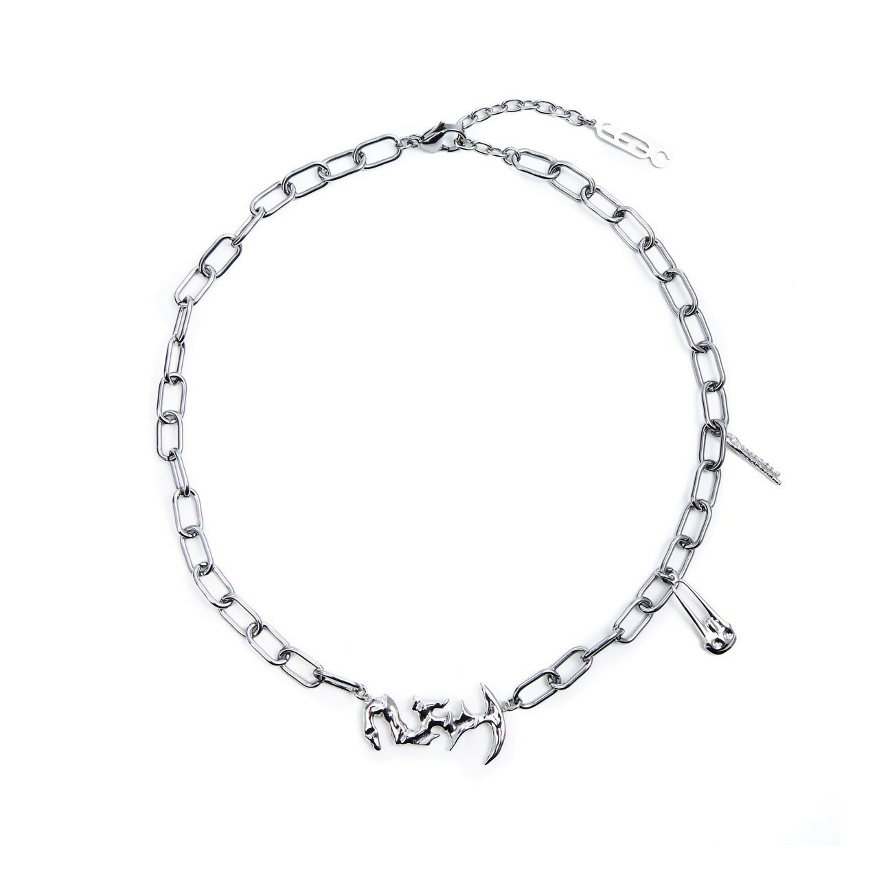 Fe3c x AES 聯名限定 骷髏鐮刀項鍊 Bone Sickle Necklace