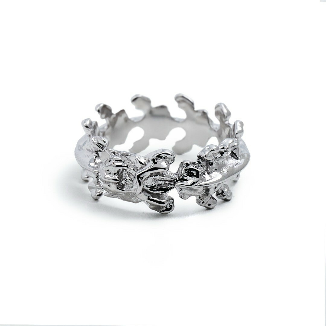 Fe3c x AES 聯名限定 細款骨骼戒指 Spine Ring (Thin)