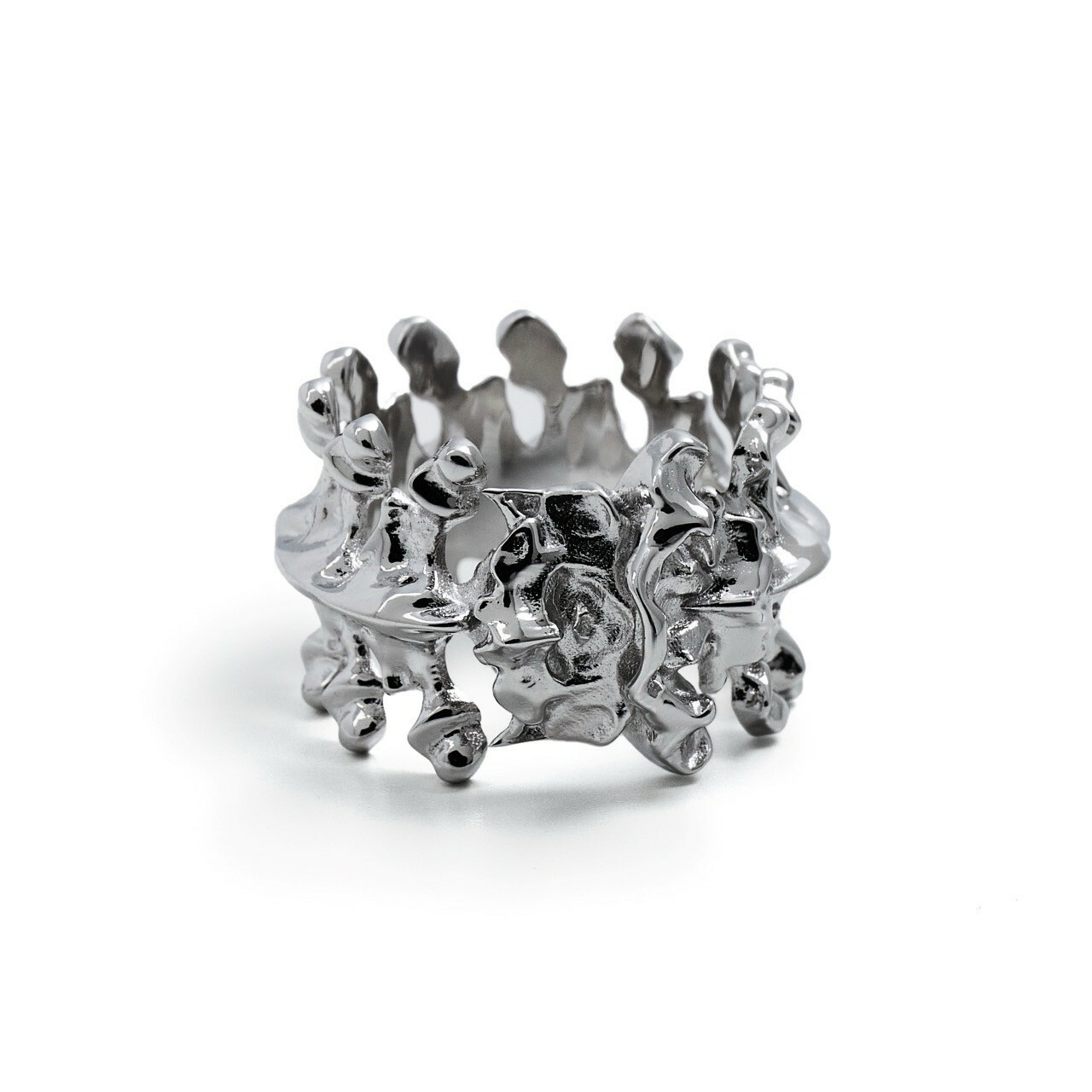 Fe3c x AES 聯名限定 粗款骨骼戒指 Spine Ring (Thick)