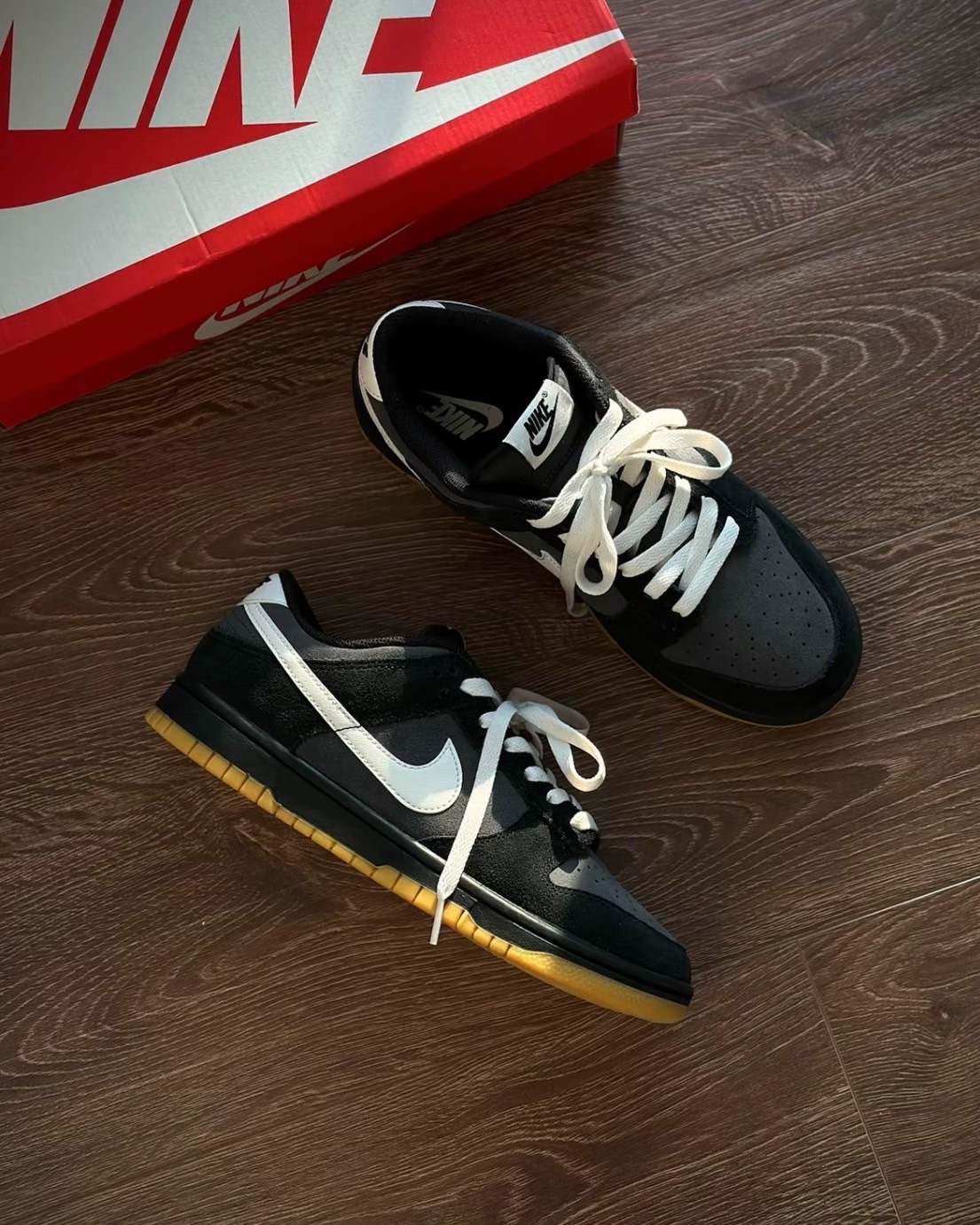 Nike Dunk Low Retro SE 黑灰 麂皮 復古 膠底 休閒鞋