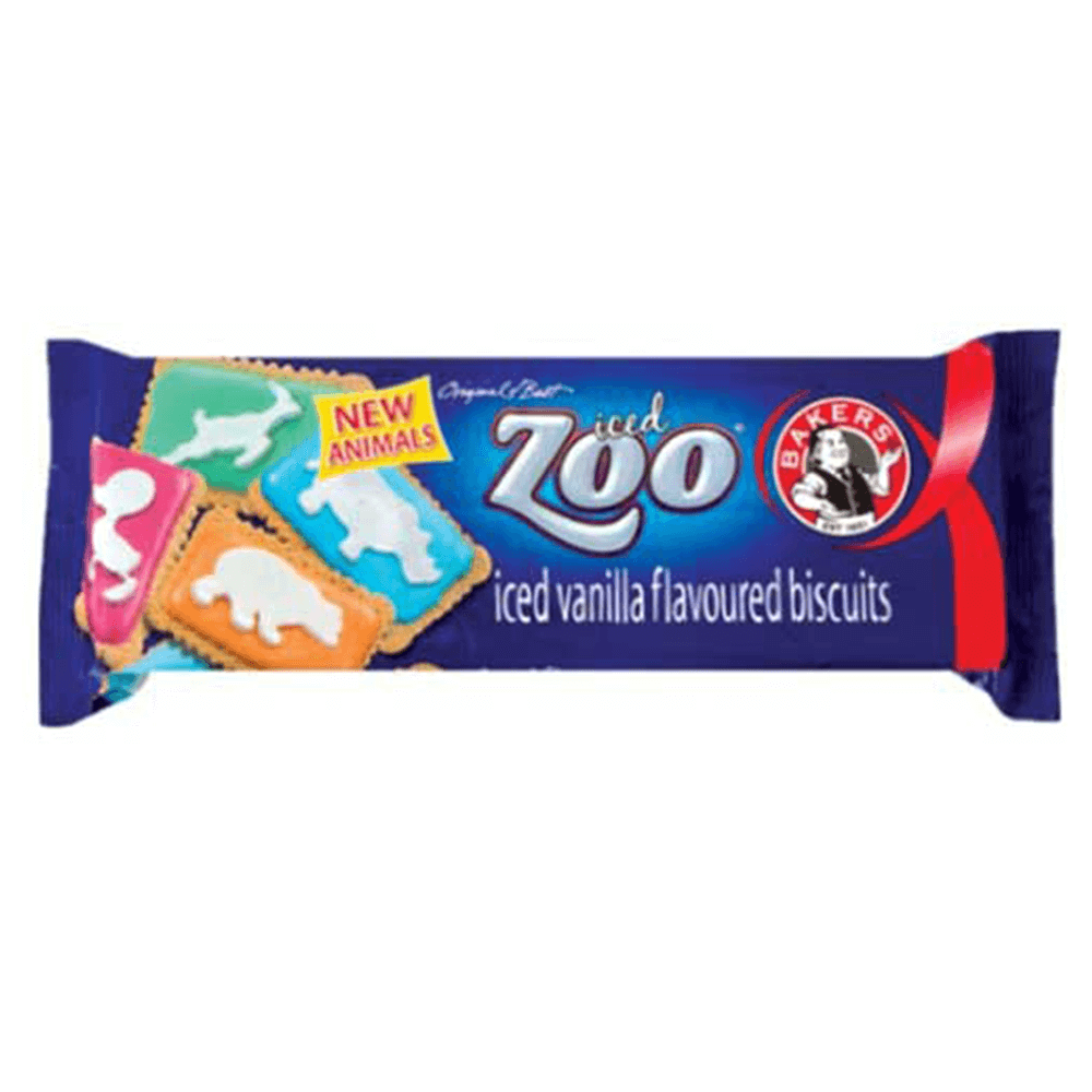 Bakers Zoo Iced Biscuits - 150g