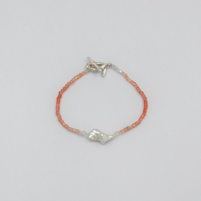 livvvvil 夕日珍珠手鍊