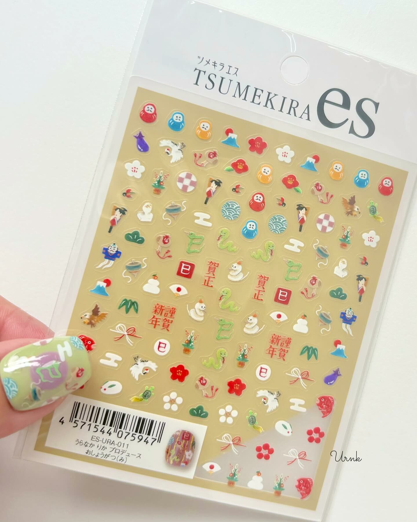 TSUMEKIRA 新年貼紙   ES-URA-011