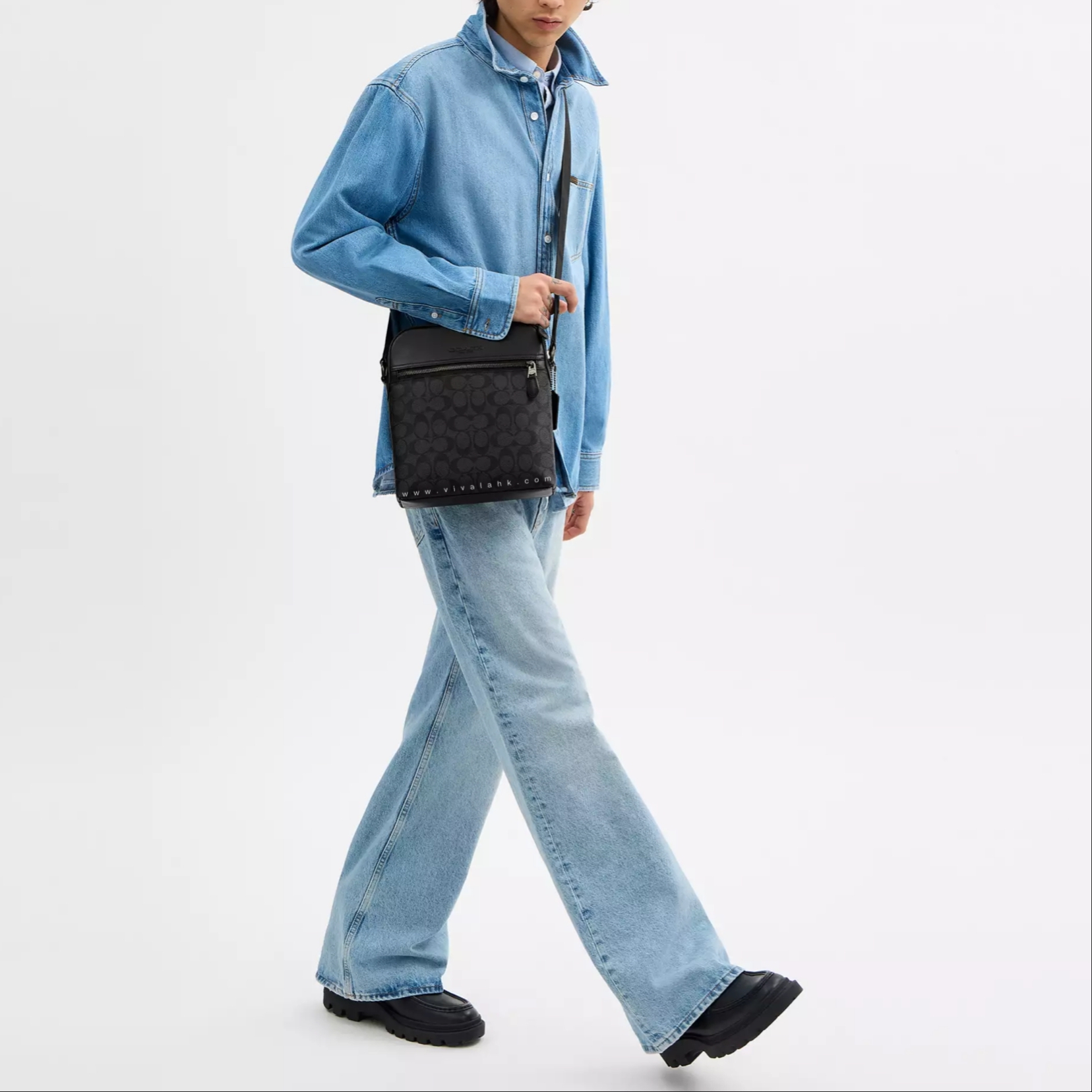 Coach - Houston 斜孭袋 (C字暗花) (4010)