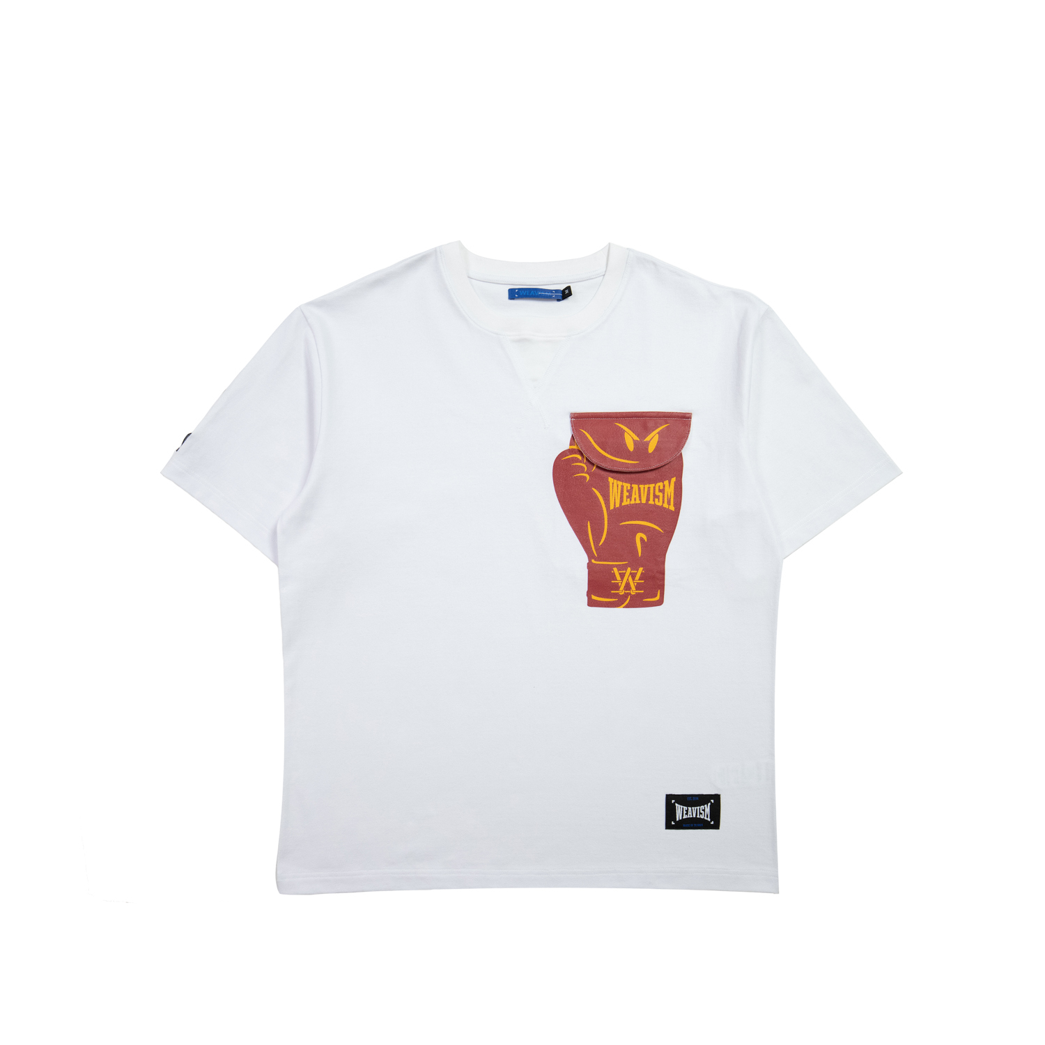 拳魂重磅口袋棉Tee-白