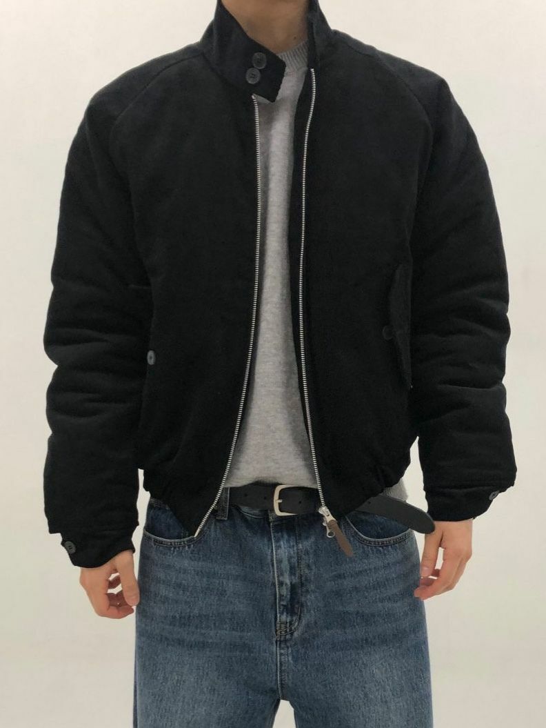 企領燈心絨拉鍊外套(夾棉) Veil-010JK