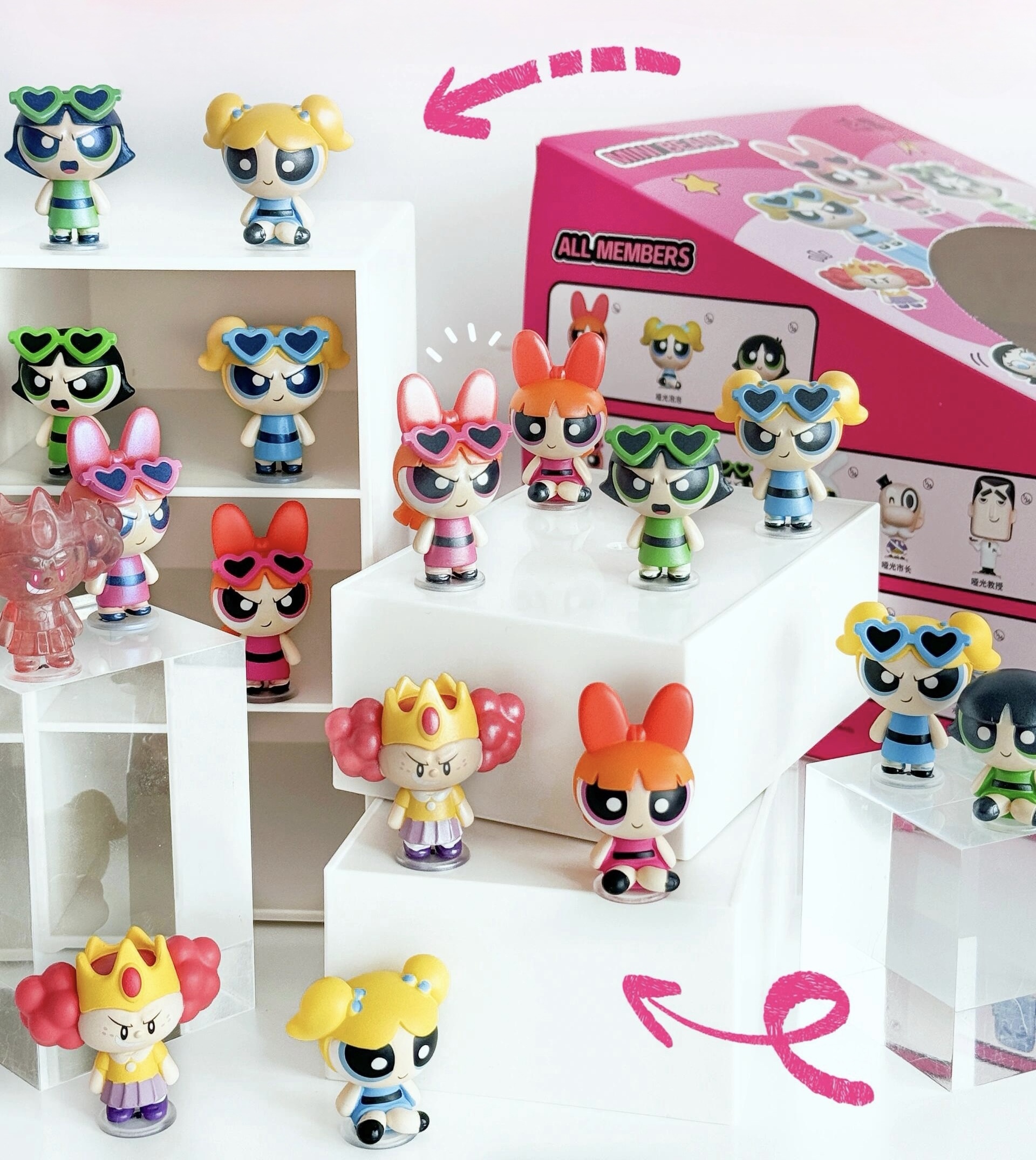 飛天小女警 正版授權 迷你豆系列 迷你公仔 萌粒 盲袋 公仔 36+1款(任買兩件711免運)/預購